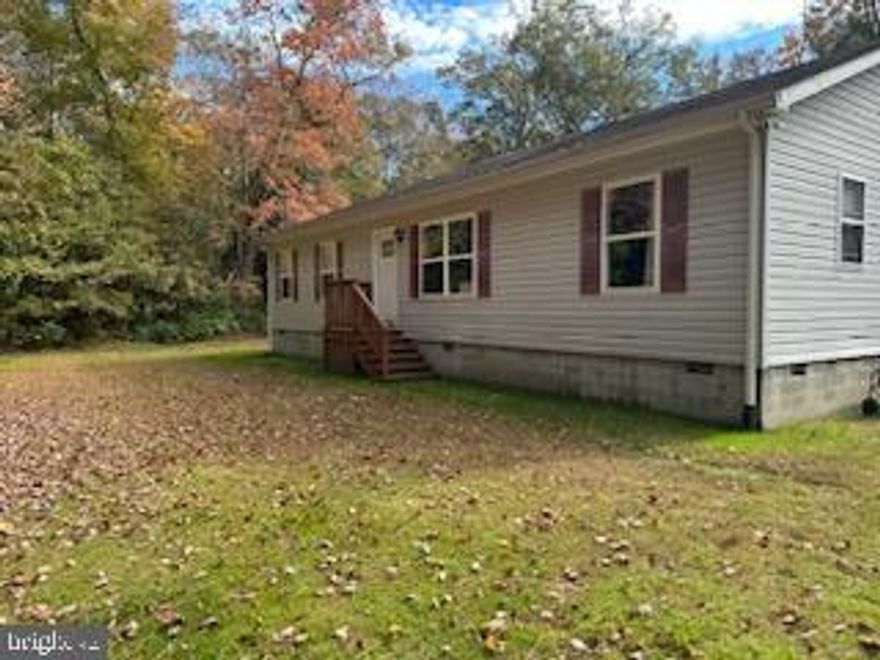 Price just reduced on this  rare find in Berlin! A cute country cottage just minutes to the beach and Assateaque Island. Priced to sell this four bedroom two bath country cottage is only minutes to Ocean City.  One of only a few properties located on four acres with four bedroom all on one floor.  Approximately 1486 square feet on those four acres. A long driveway leading to the open area where the house is located. Solitude and tranquility abound in this offering.  A wide open and spacious floor plan boasting of loads of natural light . Four bedrooms and two full baths with nice sized living area. HVAC updated in 2014 and also has a encapsulated crawl space with all new duct work. The perfect property to enjoy the beach lifestyle and the wonderous beauty of nature at the same time. No city taxes. Single family home with no association or condo dues and is not subjected to any form of reserve study. A one year home owners warranty is provided to the buyer at no cost to the buyer. Swing set in backyard is excluded as is the trampoline. Home was recently power washed to add to this wonderful property.
Buyers and their agent and contractors to independently verify any data, specifications, square footage, utility info or other content of this listing. Although the agent has made their best effort to gather reliable information, the listing agent has not independently verified all of the contents of this listing.
.
