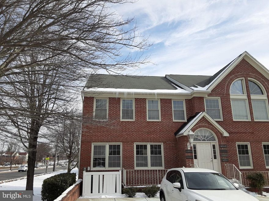 This quiet second floor corner unit has about 879 square feet of space with plenty of natural light and good views. There is an open reception/work area, 3 private offices, a kitchen area, and restroom. It is part of the Woodson Square office complex right on Main street and close to Old Town.