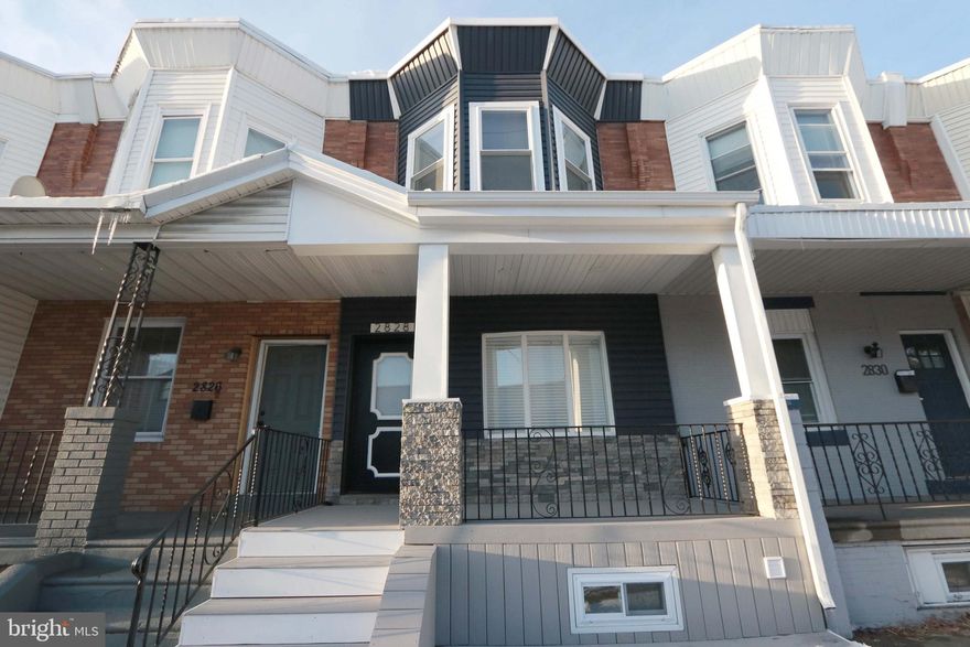 WOW!  Ultra MODERN & CLEAN home!  NEW everything!  No detail left undone!  GREAT workmanship & UPGRADED finishes!  Steps away from playground & sports fields!  Minutes away from shopping, dining, schools & transportation into center city!  OPEN main floor FEATURING a FABULOUS kitchen with island, NEW powder room AND HUGE new living room window for your decorations!  3 bedrooms with convenient closet barn doors!  FANTASTIC full bathroom!  CLEAN basement for storage & your finishing touches!  Outdoor space for your pups & grilling!  PLUS dual zoned NEW HVAC & well maintained roof!  WHY rent when YOU CAN own ; )