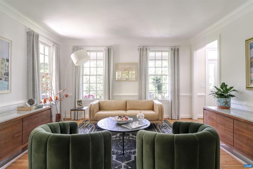 Nestled in one of Albemarle County's most desirable enclaves, this exceptional neighborhood is known for its beauty, privacy, and distinctive character - each custom home designed to be one of a kind. For the discerning buyer who values thoughtful architecture and refined detail, this home features a unique layout with six figures of curated upgrades. Flooded with natural light and featuring soaring ceilings, this residence offers a seamless blend of luxury and comfort. The chef?s kitchen is a showstopper?fully updated with a custom coffee bar w/ gorgeous custom cabinetry, and striking Fantasy Brown granite countertops and stainless steel appliances. The primary suite includes a luxurious bath w/ high end fixtures and vanities. The bedrooms are well spaced apart, three with private baths, two that share a bath. The walk-out finished basement (Full guest retreat/ multigenertional suite ,or relaxing, featuring a large rec room with built-ins, an additional bedroom, full bath, and a generous storage area. One 1.3 acres, enjoy outdoor living Private wooded backdrop w/ multiplle outdoor entertaning spaces, including a large deck, cozy gravel fire pit, wrap-around porch and patio. New HVAC in 2026.Option to purchase fully furnished.