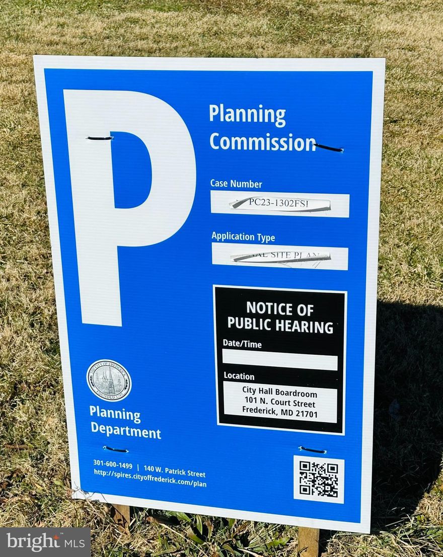 Limited Commercial Lot Opportunity – Frederick City! Prime location near Monocacy Blvd with easy access to Route 70 ! Ready to break ground? This rare offering has everything in place so you can start building now and have your business up and running by the end of 2025!
Site Plan Approved, Water & Sewer Approved,  Archaeological Test Approved,  Approved for a 2,800 SQ FT Commercial Building, & This Is Not zoned for industrial use — perfect for retail, office, or service-based business. The seller has done the heavy lifting — now it’s your turn to bring the vision to life.