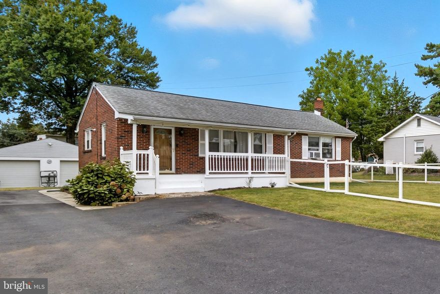 This charming well maintained home features 3 bedrooms and 1 bathroom and full basement which is partially finished with space for the laundry area and workshop.  The main floor provides convenient first-floor living, while the basement adds extra versatility. Step outside to enjoy the partially covered deck overlooking the backyard.  The side and front yard are fenced—perfect for kids and pets to play safely.  An oversized 3-car detached garage with an additional workshop area with electric and water completes this wonderful property.