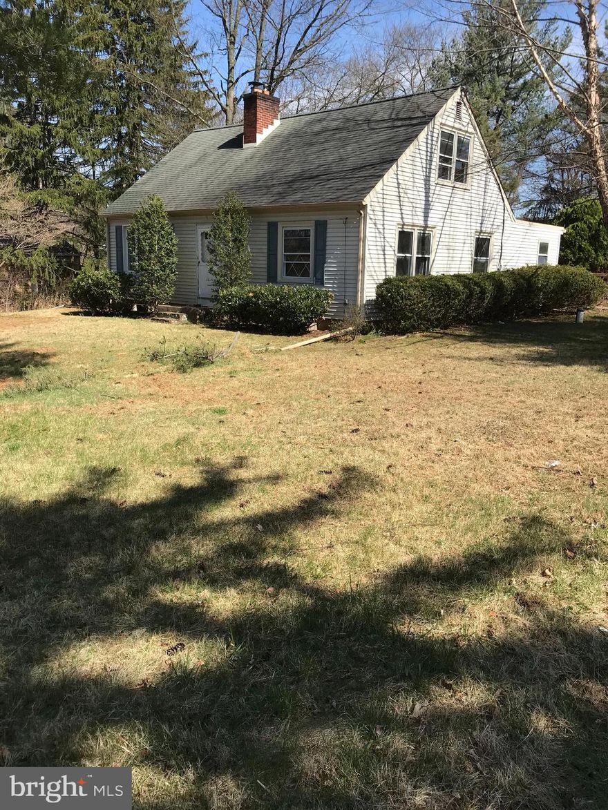 Major investment opportunity - four bedroom two full bath home in Huntingdon Valley ready for major renovation.  Owners passed away 2 years ago and house deteriorated with water leaks, mold, well contamination and other problems.  Executor has addressed all of the issues.  Moldy walls and flooring have been removed, plumbing and wiring have all been replaced, the boiler must be replaced, the home has been connected to public water, the yard has been cleaned up and landscaped.  

This home is ready for a new owner or investor to finish and make it the home of their dreams.  New walls, a new boiler, updated kitchen, updated bathrooms, and refinished floors would make this home one which would be perfect for a new owner or to be sold by an investor.