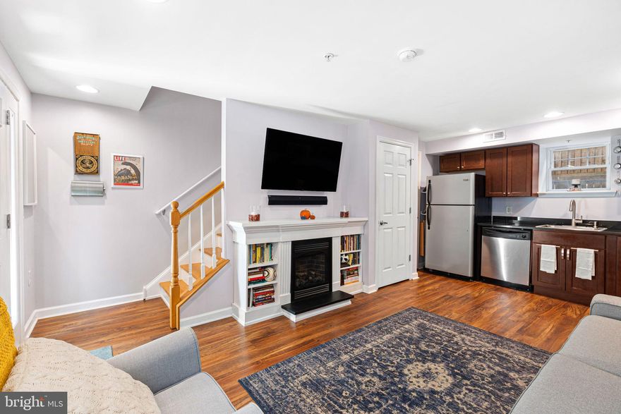 Welcome to Cobblestone Court — a gated courtyard enclave in the heart of Northern Liberties.
Unit K is a well-designed, bi-level one-bedroom residence offering privacy, character, and low-maintenance living just steps from the neighborhood’s cafés, restaurants, and boutiques.

Enter directly from the landscaped courtyard into a warm and inviting living space featuring oak hardwood floors, recessed lighting, and a gas fireplace that anchors the room. The open layout flows naturally into the kitchen, appointed with cherry and glass cabinetry, granite countertops, and stainless steel appliances. A convenient first-floor laundry closet includes a washer and dryer for everyday ease.

Upstairs, the bedroom overlooks the quiet courtyard, creating a peaceful retreat with excellent natural light and a generous double closet. The full bathroom is finished with classic ceramic tile and clean, timeless details.

Additional highlights include central heating and air conditioning, solid masonry construction, and a well-managed association with secure gated entry and beautifully maintained common areas. Cobblestone Court is known for its strong sense of community and tranquil courtyard setting.

Enjoy easy access to nearby green spaces including Liberty Lands Park and Orianna Hill Park, with Center City, Fishtown, and major commuter routes just minutes away.

Offered at $249,000, Unit K represents one of the best values in Northern Liberties — a private, move-in-ready home in a courtyard setting right in the middle of it all.