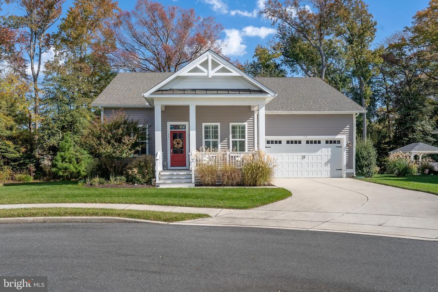 Welcome to this beautifully designed 3-bedroom, 3-bath custom-built home, offering a perfect blend of craftsmanship, comfort, and coastal convenience. Located just two miles from Bethany Beach and close to an array of restaurants and shopping, this property is ideal for year-round living or the perfect beach retreat.
Step inside to find hardwood flooring throughout and an inviting sunroom that fills the home with natural light. The gourmet kitchen features granite countertops and stainless steel Electrolux appliances, making it both stylish and functional.
The spacious living area includes built-in bookcases framing a cozy gas fireplace, all highlighted by an elegant coffered ceiling—a true centerpiece of the home.
The primary suite offers luxury and convenience with a large custom-shelf walk-in closet, a beautifully tiled bathroom, and a double-sink vanity. Additional guest bathrooms are also fully tiled, providing durability and modern appeal.
Enjoy the outdoors on the backyard patio, perfect for relaxing or entertaining after a day at the beach.
With thoughtful upgrades and an unbeatable location near the best of coastal Delaware, this home is one you won’t want to miss.