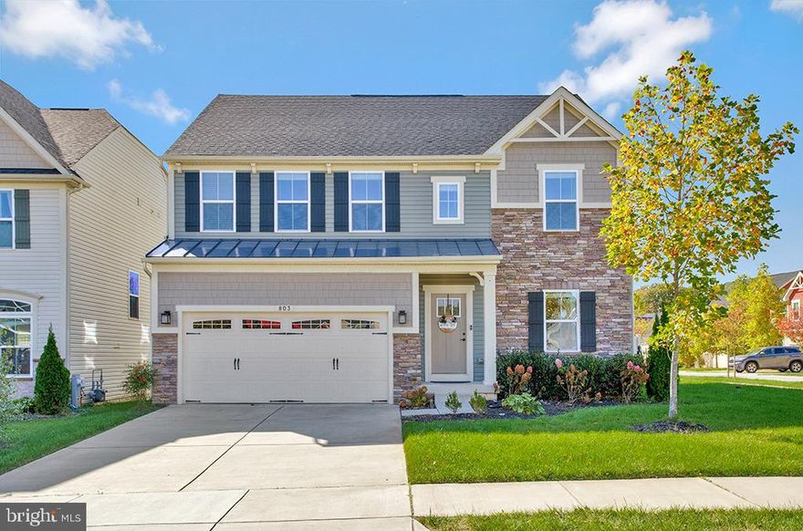 Discover the pinnacle of modern living in this stunning 2018-built home, nestled in the sought-after Creekside Village neighborhood of Glen Burnie, Maryland. This exquisite residence not only offers luxurious living but also boasts a prime location facing a tranquil park, providing an idyllic setting for your family's dreams. This spacious, two-story home exudes modern elegance with its contemporary design and thoughtfully chosen finishes. The open floor plan creates an inviting and spacious living environment. The heart of this home is the gourmet kitchen, featuring granite countertops, stainless steel appliances, a center island with seating, and ample storage. The rear extension offers an extra dining area. Large windows throughout the home flood the interior with natural light, creating a warm and welcoming atmosphere. Enjoy serene views of the adjacent park from various vantage points.The home boasts four generously sized bedrooms, including a luxurious primary suite with a spa-like bathroom, offering a private retreat within your own home. Enjoy the spacious walkout basement with rec room, exercise room, and full bath. Step out to your backyard and find a beautifully landscaped oasis, perfect for outdoor relaxation, BBQs, and play. The attached two-car garage provides ample space for your vehicles and additional storage. Check out the finished garage floor! This home has been meticulously maintained, and its move-in ready condition ensures you can start enjoying your new life immediately.The view of the park in the front provides an extended sense of space and tranquility and an extra bonus is the extra guest parking area in the front. Updates to the home include Smart Lighting switches operable through Lutron App on smart device,SimpliSafe security (door/window sensors, keypad entry and base station included), Smart MyQ Garage Opener, August Smart Door locks on front door and basement door  Custom built-in primary closet , New Samsung Bespoke Refrigerator in kitchen , LG Smart Clothing Steamer in laundry roomElectric Charging outlet in garage (240 Volt /NEMA 14-50 ),Smart Ecobee Thermostat,Logitech Smart Doorbell, Remote controller blinds in master bedroom.

As a resident of Creekside Village, you'll have access to the community clubhouse, swimming pool, walking trails, and more, enhancing your quality of life.

Creekside Village offers convenient access to parks, shopping, and dining. Commuters will appreciate the proximity to major routes and public transportation.--  easy with quick access to major highways, including Interstate 95 (I-95), Interstate 295 (I-295), I- 695( Baltimore Beltway), Baltimore-Washington Parkway (MD-295), as well as Route 198, Route 216, and the ICC. For travelers, the property benefits from its proximity to major airports, such as Baltimore/WashingtonInternational Thurgood Marshall Airport (BWI), Ronald Reagan Washington National Airport (DCA), and Washington Dulles International Airport (IAD). Additionally, the home's location is advantageous for military personnel in Baltimore, Annapolis, Alexandria, and Columbia. Day trips to the scenic Chesapeake Bay, Atlantic Ocean beaches, and the Appalachian Mountains are all within reach.  

Don't miss the opportunity to make this spectacular residence your forever home. Schedule a showing today and experience the beauty and convenience of living in Creekside Village, Glen Burnie, Maryland. This house is not just a place to live; it's a place to make memories.

Contact us now to arrange a personal tour and explore the charm of this exceptional property. Your dream home awaits!