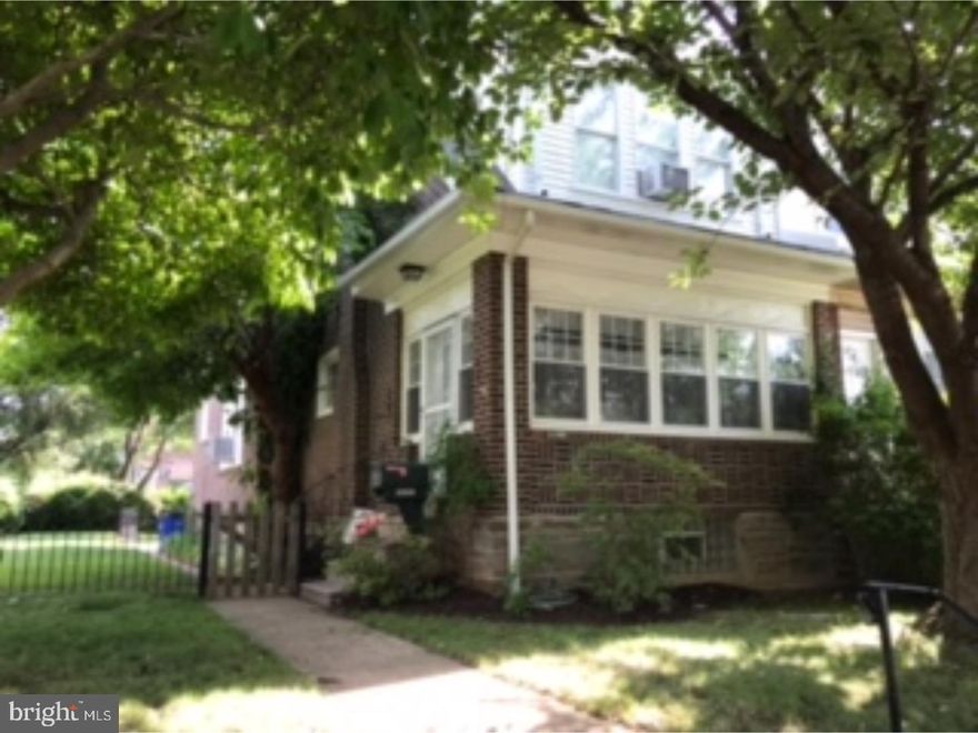 We just placed on market this beautiful 3 bedroom classic Rhawnhurst Twin w/ huge oversized grounds fully fenced. The beautiful yard includes an oversized rear patio and garage building for storage. On entering thru the enclosed porch/office you will find yourself surrounded in the luxury of a lovely living room and classic dining room. Following on the first floor is the eat-in breakfast room and separate kitchen with rear door to the yard. The 2nd floor offers a grand master bedroom with double closet and two additional bedrooms. The ceramic tile bathroom has a modern "easy entry" bathtub and lovely separate stall shower. Completing this great home is the huge clean and "dry" basement with an additional 2 piece powder room and laundry area with washer and dryer. There is also a separate utility room with a gas h/w heating system and gas h/w tank. Additional features include: Newer windows with additional storm windows with screens. This home has many additional included extras including 5 ceiling fans with lights. This home will sell quickly.  FHA/VA/ CONV.  "OK".  Hurry!