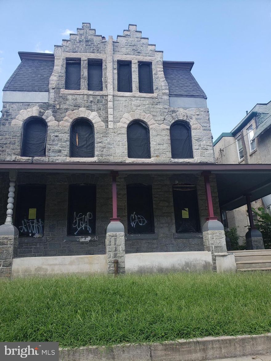 This West Tioga property consist of two structurally sound side by side Victorian Brownstones with ample opportunities for development. This structure is approximately 4,023sqft sitting on 6000sqft of land. The interior has already been framed out.  Current plans are for 6, 1bedroom unit apartment building .The rear yard has approximately 10,000sqft which allows for endless possibilities, including but not limited to additional units and parking. Property can be sold as a package with 2017 W. Tioga. Plans available per buyers request. ***Buyer is responsible for contacting the City of Philadelphia to perform their due diligence***