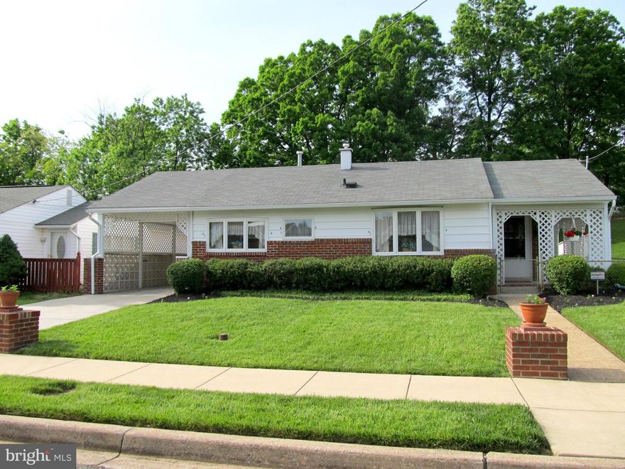 This spacious rancher has been lovingly maintained! Eat-in kitchen as well as dining area; large living room & family room with gas fireplace!  Office area plus 3 bedrooms! Four bay windows offer lots of natural lighting! More than ample storage with floored attic space as well as shed which has electric!  Sun porch overlooking private back yard! Huge carport! Home is larger than tax record shows!