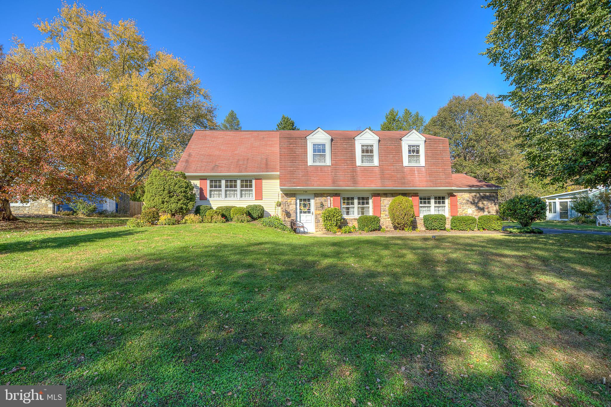 Here’s a great opportunity to be only the second owner of this lovingly maintained home. This move in ready split level home is in the Valleywood neighborhood of Lower Makefield Township. The spacious home offers four levels of living space. Enter into the welcoming foyer that leads into the family room with wood burning stone fireplace. On this level, there is also access to the laundry room, 2 car garage, back yard and patio. The next level features the spacious living room, dining room and eat in kitchen. A short flight of stairs leads you to three bedrooms and a full bath. There is a large master bedroom with a charming window bench and interior access to the main bathroom. The real surprise awaits you as you go up another level to a large room and full bathroom that offers another option for a master suite, home office, play room, etc. There is also access to the attic space for additional storage needs. Harwood flooring extends through much of the home. The location, providing easy access to highways and trains for commuters, and the Pennsbury School District make this a must see home!