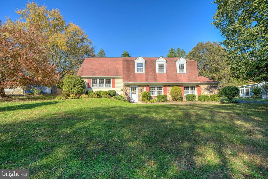 Here’s a great opportunity to be only the second owner of this lovingly maintained home. This move in ready split level home is in the Valleywood neighborhood of Lower Makefield Township. The spacious home offers four levels of living space. Enter into the welcoming foyer that leads into the family room with wood burning stone fireplace. On this level, there is also access to the laundry room, 2 car garage, back yard and patio. The next level features the spacious living room, dining room and eat in kitchen. A short flight of stairs leads you to three bedrooms and a full bath. There is a large master bedroom with a charming window bench and interior access to the main bathroom. The real surprise awaits you as you go up another level to a large room and full bathroom that offers another option for a master suite, home office, play room, etc. There is also access to the attic space for additional storage needs. Harwood flooring extends through much of the home.  The location,  providing easy access to highways and trains for commuters, and the Pennsbury School District make this a must see home!