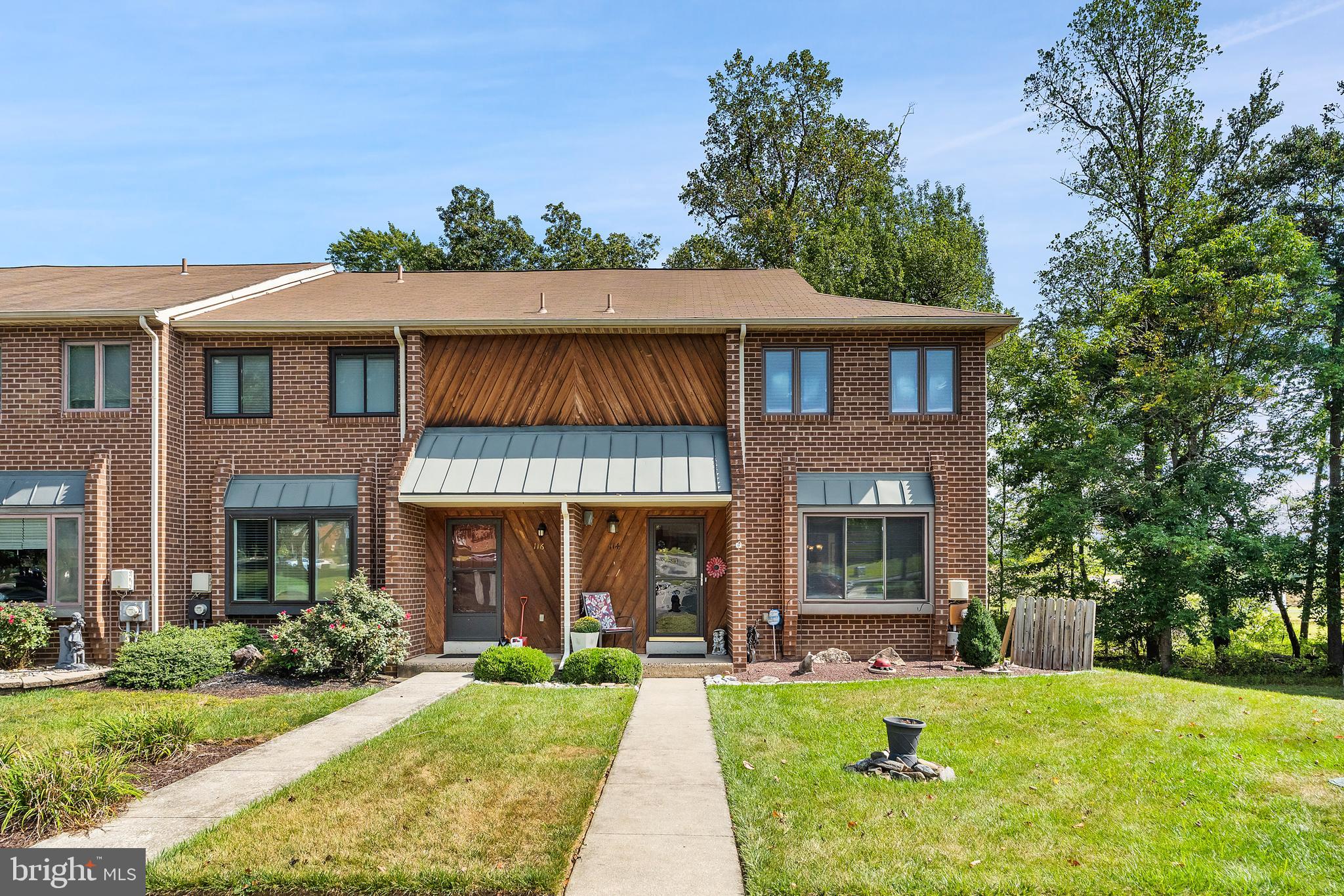 RARELY available, this end-unit townhome WITH full basement at 114 Neyland Ct is a well maintained property in the highly sought-after Rhondda neighborhood of Exton. This spacious home offers a thoughtful layout with separate living, dining, and kitchen areas, making it ideal for both everyday living and entertaining. The main level also features a convenient half bath, as well as a propane fireplace in the living room. Upstairs, you’ll find three generously sized bedrooms and two full bathrooms, including an updated primary suite with a refreshed bathroom and ample closet space.
The home’s large, clean basement provides endless possibilities—whether you choose to finish it for additional living space or enjoy it as excellent storage. Outdoor living is easy with a private deck and backyard, perfect for relaxing or hosting gatherings. There are also 2 assigned parking spaces in front of the home, with more guest parking available on a first come basis. The house's heat pump compressor was upgraded in May 2025.
As part of the Rhondda community, you’ll enjoy access to a swimming pool, tennis courts, walking trails, and beautifully maintained common areas. With its combination of comfort, updates, and exceptional amenities in a prime location, this property presents a wonderful opportunity to own a home in one of Chester County’s most desirable communities. Trash & sewer are paid separately to the township.
