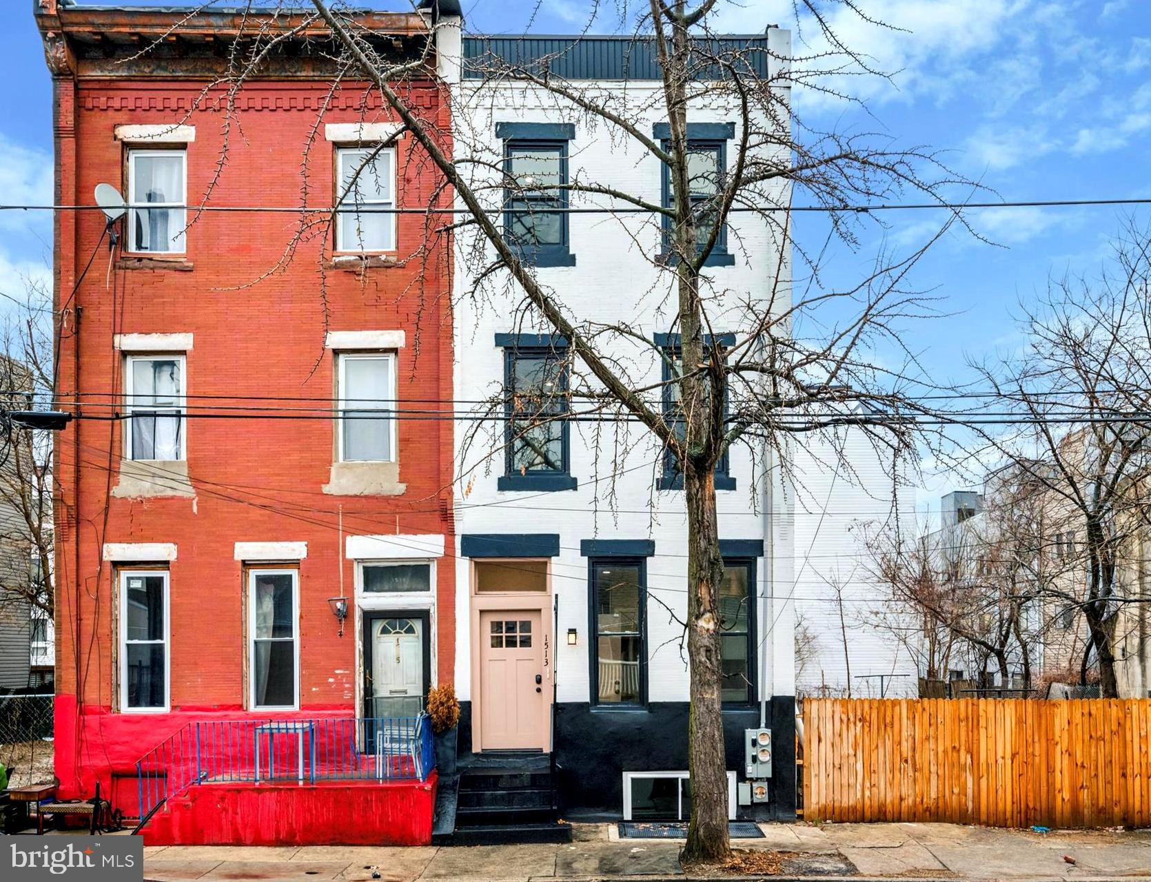 **Incredible Opportunity: Own Both Units in a Stunning New Construction Brownstone**
Welcome to 1513 N 6th St, where modern design meets timeless charm. This newly constructed, two-unit brownstone offers a total of **2,695 square feet** of thoughtfully designed living space across two distinct condos—perfect for multi-generational living, rental income, or transforming into a spacious single-family home.
**Unit 1:** Spanning the 1st floor and lower level, this **1,427 sq ft** condo features soaring ceilings, exposed brick accents, and sleek modern flooring. The main floor includes a bright living area, a contemporary kitchen with a dining nook, a guest half-bathroom, and a bedroom suite with an ensuite bath. The lower level offers a spacious bedroom, two full bathrooms, PLUS a versatile bonus room ideal for a home office or 3rd bedroom. Step outside to a private backyard and barbecue area, perfect for entertaining or relaxing.
**Unit 2:** Occupying the 2nd and 3rd floors, this **1,268 sq ft** condo is bathed in natural light from large windows on the front, rear, and sides. The open living space features exposed brick, sleek finishes, and recessed lighting. The two-bedroom, two-bath bi-level layout has each bedroom suite on different levels for ultimate privacy. The showstopper? Access to a ROOFTOP deck with panoramic views of the city and surrounding neighborhood.
Building Highlights:
- 4-5 bedrooms, 6 bathrooms (5 full, 1 half)
- Private outdoor spaces: backyard, patio, and rooftop deck
- Brand-new central AC and heating in both units
- In-unit washer/dryer hookups
Situated within walking distance of universities, hospitals, museums, and top dining spots, this property offers unbeatable accessibility. With new construction surrounding the area and Fishtown’s vibrant scene just a short stroll away, this is a rare chance to invest in a rapidly growing neighborhood. Local rents run around $2000+/month for 2-3 bedrooms in this area. Whether you live in one unit and rent the other, or rent out both, 1513 N 6th St is a truly unique opportunity you won’t want to miss!