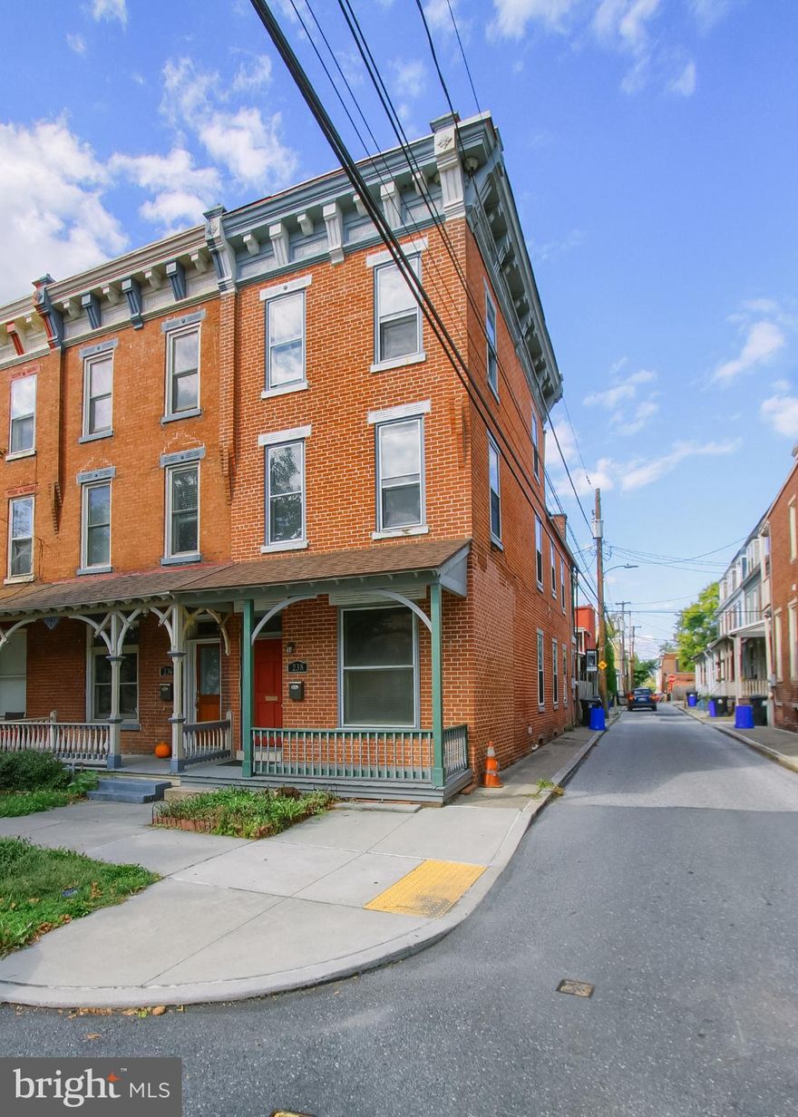 This charming end-of-row townhouse in the heart of Olde Uptown Harrisburg has undergone a major renovation, blending traditional architectural style with modern comforts. With three spacious bedrooms and two full bathrooms, this home offers a warm and inviting atmosphere perfect for relaxation and gatherings. The vibrant neighborhood is rich in community spirit, featuring nearby parks that invite outdoor activities and leisurely strolls. Residents enjoy easy access to Little Amps and Nonnas both less than a block away, fostering a sense of connection and belonging.  Convenient on-street parking and an unfinished basement provide ample storage. The upper-floor laundry adds to the home's practicality, making daily living a breeze. Experience the charm of Olde Uptown, where comfort meets community in a delightful setting.