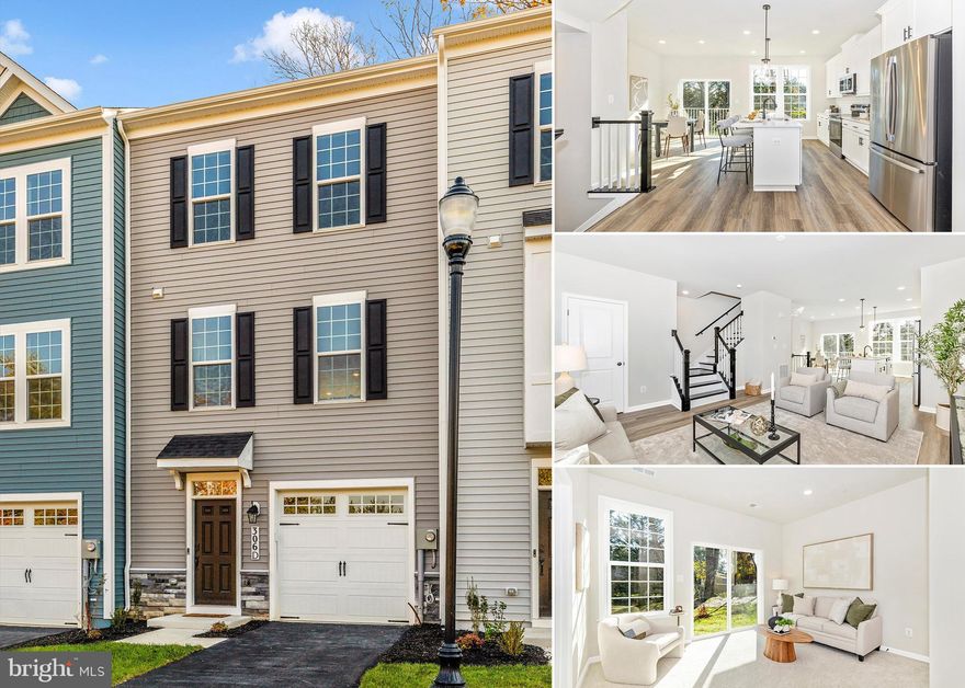 This move-in-ready Auburn II luxury townhome at The Woods offers three finished levels, 4 bedrooms, 3.5 bathrooms, and a 1-car garage in a highly walkable location near Baker Park, Rock Creek Park, and Downtown Frederick with convenient access to restaurants, shopping, and everyday amenities. The home features a bright open-concept main level and a designer kitchen with quartz countertops, black hardware, and high-end finishes throughout. Modern construction and thoughtful design create a comfortable, low-maintenance living experience. The community is served by Parkway Elementary, West Frederick Middle, and Frederick High School. A 10/2/1 builder warranty is included for added peace of mind. OFFERING UP TO $10,000 IN CLOSING COST ASSISTANCE WITH USE OF APPROVED LENDER AND TITLE. Other units available. Photos are representative. **Monthly condo fee includes water, sewer, and condo insurance**