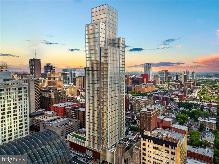 Exceptional Center City living awaits in this three-bedroom, three-and-a-half-bathroom high-floor showplace featuring exquisite designer interiors, two private terraces, garage parking and spectacular views at Arthaus — Philadelphia's newest amenity-rich luxury condominium set in the heart of vibrant Avenue of the Arts.
Spanning an enviable 3,726 square feet, Residence #3602 impresses with 10-foot-tall ceilings, wide-plank oak floors and walls of windows framing commanding views to the south, east and west. The gracious foyer ushers you to the sun-drenched great room, where generous living and dining areas are surrounded by jaw-dropping vistas, a gas fireplace and a west-facing terrace perfect for sunset cocktails. Elevate every culinary endeavor in the custom eat-in kitchen featuring sleek Polar White Poggenpohl cabinetry and a massive waterfall island trimmed with Golden Gate quartz countertops. The oversized butler's pantry and a fleet of upscale Wolf, Sub-Zero and Asko appliances make lavish entertaining effortless.
The home's desirable split-bedroom layout places the remarkable owner's retreat in the eastern wing. Here, the king-size bedroom opens to a sunny southern balcony. Two walk-in closets attend to wardrobe needs, while the large den is ideal as an office, media room, dressing area or luxurious glam room. Retreat to the owner's en suite spa bathroom to enjoy a freestanding soaking tub, frameless shower and separate water closet wrapped in stunning designer-sourced finishes, including Poggenpohl cabinetry, quartz counters, lighted Robern vanity mirrors and floor-to-ceiling marble tile. In the west wing, two spacious and bright secondary suites boast roomy closets and well-appointed private bathrooms. A chic powder room, a large bonus room, and a full-size laundry room with a front-loading Asko washer-dryer complete this phenomenal Philadelphia home.
At Arthaus Condominiums, daily life is effortless, secure and convenient, with an army of attentive staff members ready to accommodate every need. Get about town in the chauffeur-driven town car or enjoy secure valet parking of your own vehicle. The 24-hour concierge service stands ready to suggest exciting entertainment and dining options. Laundry and dry-cleaning service and access to storage lockers complete the exceptional maintenance-free Arthaus lifestyle.
Enjoy resort-like living all year round with more than 36,000 square feet of amenities across two floors. The 75-foot indoor pool and hot tub are surrounded by lounge chairs, while the adjacent lawn and upper-level sundeck welcome passive recreation alongside iconic city views. Al fresco dining is irresistible, with grill stations and outdoor seating surrounded by lush landscaping and a shimmering reflecting pool. Hone your urban gardening skills in planter beds and the one-of-a-kind rooftop greenhouse. Get your pulse racing in the fitness center, and relax in the steam rooms and saunas. A club lounge and conference room are perfect for gathering, while the library invites you to curl up with a good book. Two demo/catering kitchens open to indoor/outdoor dining rooms. Even Fido is spoiled at Arthaus, thanks to the convenient dog run and pet wash.
Ideally located in the heart of Center City, Arthaus offers unparalleled access to Philadelphia's finest attractions. Head to The Kimmel Cultural Campus directly across the street for performances by The Philly Pops and the city opera, ballet and chamber orchestras. Stroll Rittenhouse and Washington squares, and enjoy access to the city's best art museums, universities, hospitals, shopping, dining and nightlife, including Whole Foods, Acme, Target, Reading Terminal Market, the Fashion District and the Shops at Two Liberty. Access to transportation is unbeatable with PATCO and SEPTA trains and excellent bus service right outside your door.  Luxurious, effortless high-end, turn key living at its best, DO NOT WAIT! Some photos have been virtually staged.