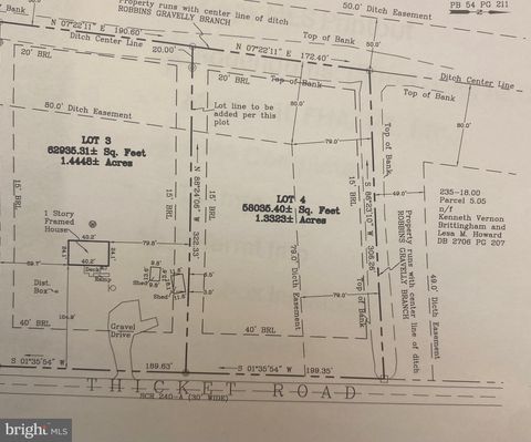Vacant Land For Sale - LOT 4 Thicket Rd<br/> MILTON, DE 19968