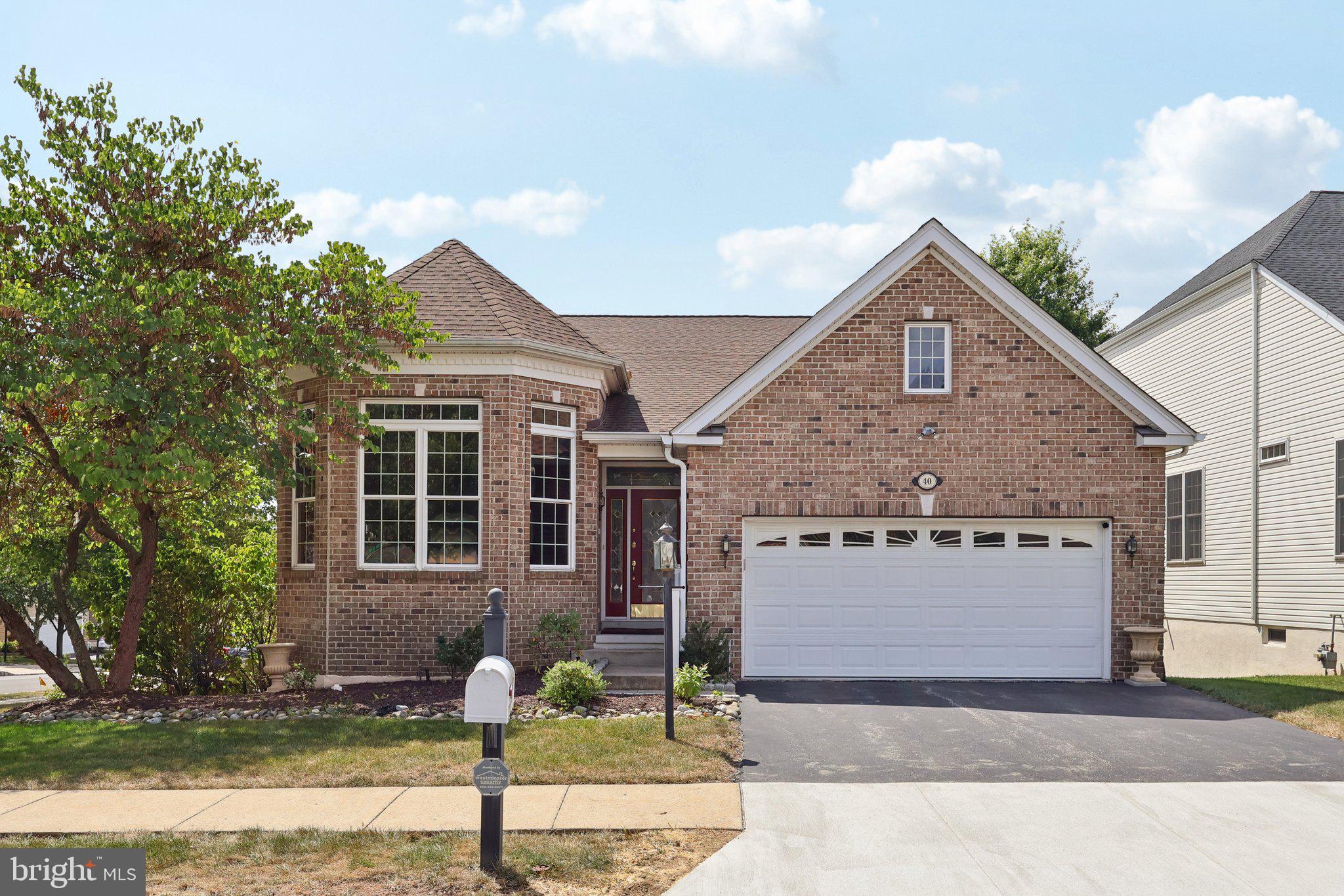 Welcome to this stunning 4 bedroom, 2.5 bath single-level home in the sought-after 55+ community of Regency at Providence. Designed for both elegance and comfort, this residence features soaring 12-foot ceilings, detailed crown molding, hardwood floors, a custom staircase and surround sound throughout. The gourmet kitchen is a true showpiece with Monogram and Café appliances, a customized range hood, oversized wrap-around island with pendant lighting, Corian countertops, under-cabinet lighting, double pull-out lower cabinets, and an additional wall of custom cabinetry. The Great Room boasts a custom accent wall with decorative shelving and flows seamlessly to the deck with retractable electric awning, perfect for entertaining. One of two primary suites features a tray ceiling and custom lighting. A redesigned half bath and main floor laundry add convenience, while the finished walkout basement offers two bedrooms, a renovated full bath, and a wet bar with under-cabinet lighting. Thoughtful upgrades include a newer LG washer/dryer, Trane AC system, and a 2021 roof replacement. Residents of Regency at Providence also enjoy resort-style amenities including both an indoor and outdoor pool. A rare opportunity to enjoy refined living in a vibrant, amenity-rich community.