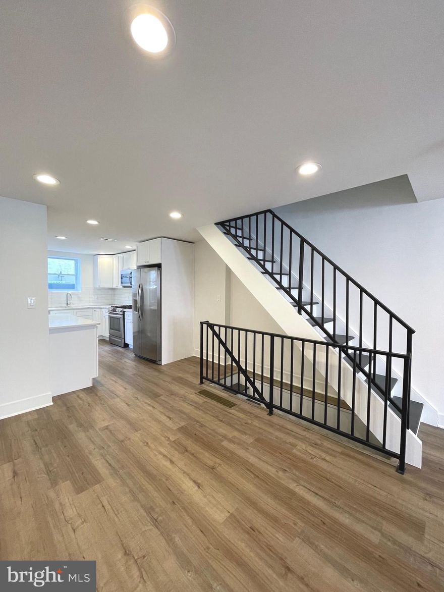 Take a look at this beautifully renovated gem nestled in the heart of Pennsport! This move in ready 2-bedroom, 1-bath home on a small block with a neighborly atmosphere features modern conveniences and stylish finishes. The thoughtfully designed layout includes spacious living and dining areas with a sleek kitchen featuring shaker style cabinets, tile backsplash, prep area, quartz counters and brand new stainless steel GE appliances. From the kitchen exit to the private rear patio with ally access to the street which makes trash day a breeze.  

On the second floor, you'll find a dedicated laundry room for added convenience along with the fully tiled hall bathroom and 2 bedrooms with abundant natural light and deep closets.  The finished basement offers extra space for an office, playroom, gym or additional storage. 

Situated in one of Philadelphia's most vibrant neighborhoods on a block where pride of ownership is prevalent, you’re minutes away from Center City, shopping, renowned restaurants, and the sports complex. With easy access to I-95, the Walt Whitman and Ben Franklin bridges, commuting is a breeze and free street parking and lot parking available off of Front St, your and your house guests won't have trouble finding a spot.