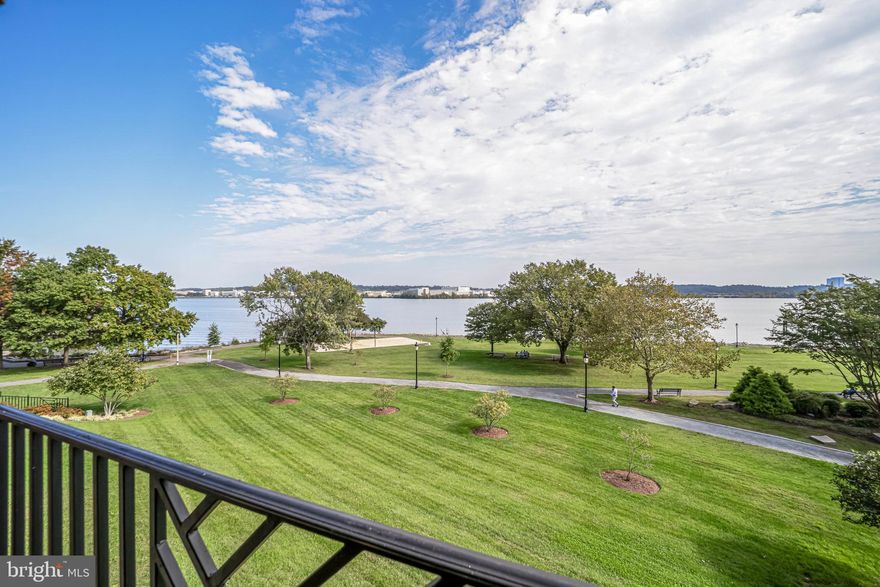 Overlooking the Potomac River, this 4 level waterfront townhome in Old Town's elegant Rivergate community features a walk-out patio and 2 car-garage! As you step inside, the living room welcomes you with a gas fireplace and custom builtins. The open kitchen and family room includes an additional fireplace, table space and access to the brick patio overlooking the waterfront with a walk-out gate to the park. Upstairs, the primary bedroom is facing the waterfront, with a sitting area, high ceilings and ensuite bathroom that includes a soaking tub, enclosed shower and dual vanities. On the primary bedroom level you'll find the laundry and an additional bedroom and full bath. The upmost floor offers a 3rd full bedroom and bathroom with additional storage closets and cedar closet. The lower level includes a 4th full bathroom, recently refinished hardwood floors, and interior access to the 2-car garage. This townhome is the Snowden Model at Rivergate, the largest waterfront model with exceptional views of the Potomac River & Rivergate Park! Pets on a case by basis.