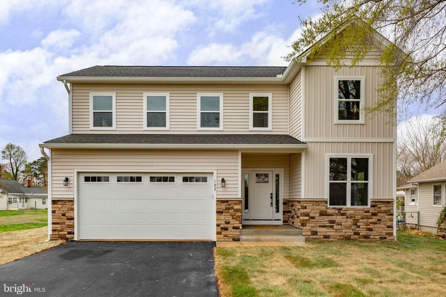 Brand new ready to go! Three level colonial located on flat open lot in convenient Stafford location. This 4 bedroom 2.5 bath 2,000+ fin.  sqft. home boasts hardwood floors, granite countertops and stainless steel appliances. Primary bedroom with walk-in closet. Primary bath with dual sink, soaking tub and shower! Full basement with plenty of room for future expansion leads out to expansive rear yard great for family entertainment.  All this and just mins. to I95, VRE & shopping!