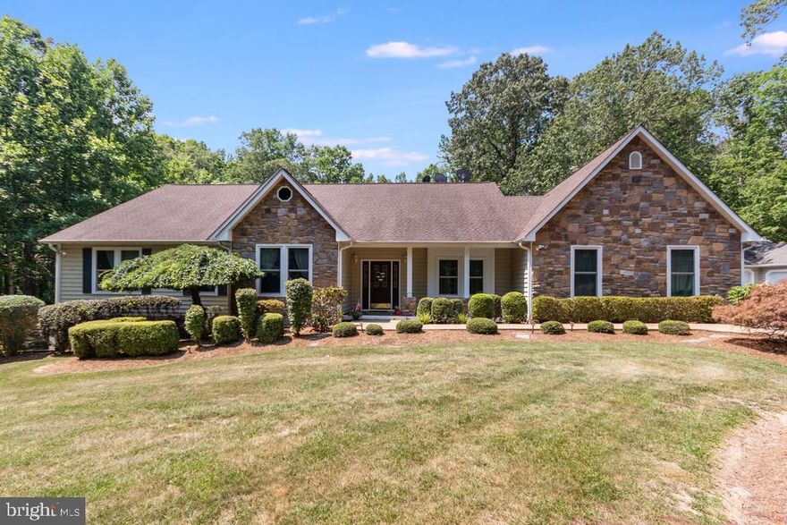 **SEE OUR 3D WALKTHROUGH VIDEO**  Exceptional Custom Built Raised Rambler features 5BR, 3.5 BA and Beautiful Inground Salt Water Pool.  The perfectly laid out 5500 total sqft feet are loaded with Custom Features and Updates!  Highlights include  a Complete Dream Maker Kitchen Renovation in 2019 including New 42" Cabinetry, NEW Black Stainless Steel appls including Refrigerator(11/2020) & Double Convection Wall Ovens, Gas Cooktop, NEW Dishwasher(11/2020), 2 Islands and Hide Away Dry Bar;  NEW Windows(2019); Renovated Owner's Bath with Dual Sink Vanity & Storage Pedestal PLUS Huge 7'x6' Open Concept Shower with Moen IO Body Sprays & Bench Seating; 20,000 Gallon(approx) Inground SALTWATER POOL with NEW Pump, Liner and Heater; Oversized Attached 2 Car Garage with 8' Door & Additional 10'x8' Toy/Tool Garage PLUS Detached 34'x24' 2-Car Garage with 9' Door & 20'x9' Toy/Tool Garage and 34'x10' Unfinished Upper Level! So Much More than can be mentioned here but a few more Highlights Include: Well Pump & Pressure Tank(2016); Generac Standby Generator & 85 Gallon Water Heater(2018); Pool Liner,  Pool Heater, Garage Doors & Openers(2019) and COMCAST HIGH SPEED INTERNET Wired to House!   A Must See!