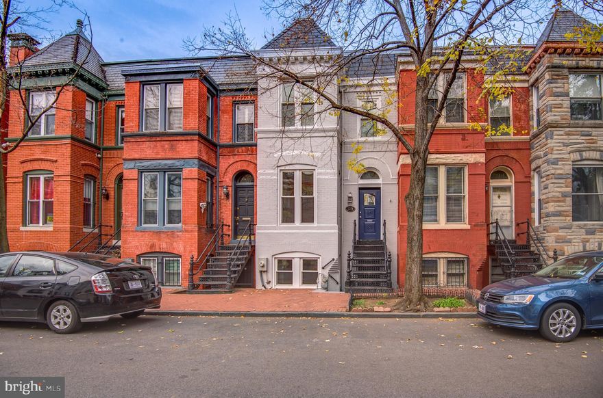 *** All freshly painted inside & outside *** Wood Floors were just sand and finished, High ceilings, Capitol Hill rowhome charm, mere steps from the H St corridor on secluded Linden Pl. Two generous sized bedrooms on the upper floor with a full bath, Main floor with kitchen, dining & living room. If this is too much home for you, the lower floor is already has access separately from front and back,  if you wanted an income unit instead it's easy to separate . Patio in the back for your private entertaining. Windows and slate roofing were just replaced, Brand new duck less HVAC in lower lever, AC on upper level was replaced in 2023, a very short walk to shops & great restaurants'