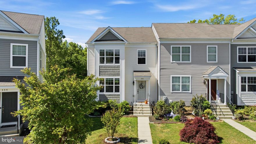 Welcome home to this immaculately maintained end-unit townhome in the sought-after Oak Tree Landing community, right in the heart of Prince Frederick. From the moment you arrive, you’ll appreciate the well-kept curb appeal and warm, inviting feel this home offers! Step inside to an open entryway with high ceilings that leads directly into the spacious family room, filled with natural light and designed for comfortable everyday living. Off the family room, the kitchen features ample cabinetry, a HUGE island with storage and additional seating, granite countertops, pendant lighting, recessed lighting, and a gas stove. The kitchen flows seamlessly into the dining area/breakfast nook, making meals and entertaining effortless. Just off the dining area, sliding glass doors lead to the 10x10 deck with added privacy. On the main level, you’ll also find a convenient half bath and coat closet. Upstairs, the spacious primary suite features cathedral ceilings, a walk-in closet, and a beautifully designed en suite bath with a double vanity and walk-in shower. Two additional bedrooms and a full hall bath with brand-new vinyl flooring provide plenty of space for family, guests, or a home office setup. The fully finished lower level expands your living space even further with a large open recreation room, perfect for movie nights, game days, or entertaining. The basement also features a fourth bedroom, full bath, laundry room, and walk-out access to the backyard. Conveniently located close to shopping, dining, schools, and commuter routes... this home offers the perfect blend of comfort, space, and convenience all in one beautiful package!