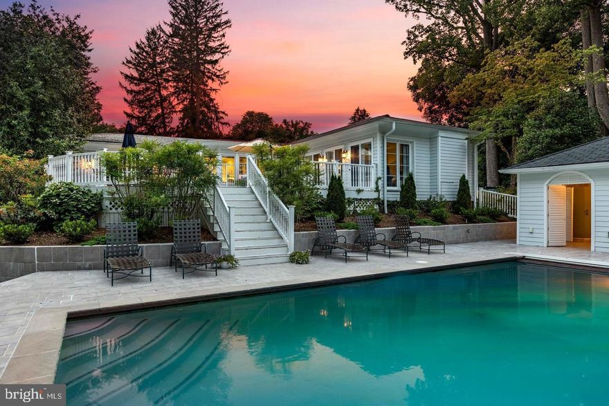 Ruxton – the most coveted and desirable location in Baltimore and home to this stunning 4 bed 3.5 all brick home complete with a stunning private pool and over 5,000 square feet – 1001 Cloverlea is ready for its next owner. This sun-filled home is tucked away on over 3 acres of land and surrounded by woods so the views are private and serene.  Inside you will find a very open layout with stunning hardwood flooring and so much natural light pouring in from every window. The current owners opened up the kitchen to create a more welcoming and open layout. Enjoy 4 spacious bedrooms and a fully finished lower walk-out level with 2 spacious rooms, laundry, a work out room and garage. The landscaping outside has been meticulously revamped and is now perfection. Summer is coming and wouldn’t you love to entertain on your over-sized and elevated deck that overlooks this stunning heated pool? This home is truly a one-of-a-kind Ruxton gem that combines everything you could possibly ask for. Schedule your private tour today.