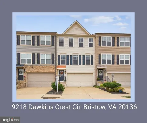 9218 Dawkins Crest Circle, Bristow, VA MLS: VAPW2103620