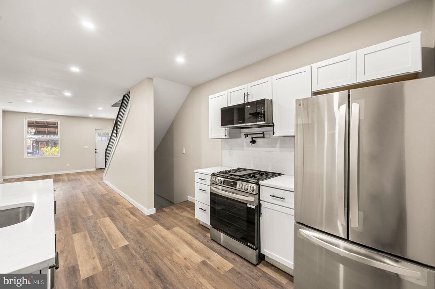 **Save on closing costs! The seller is now offering a $4,000 incentive for a buyer to use towards either mortgage rate buy down or transfer tax. Great way to offset your cash to close! ***Welcome to 1351 South 46th Street, a beautifully renovated three-bedroom, three-full-bathroom home located in the heart of University City. Completely gutted and thoughtfully reimagined, this stunning property offers the perfect blend of modern amenities and classic charm. The first floor offers open-concept living space and modern finishes throughout. There is a conveniently located bedroom and full bathroom on the main floor. Upstairs, each bedroom is generously sized, with  natural light, and each full bathroom features contemporary fixtures and elegant design. The basement is currently unfinished, but provides great storage space or potential for finishing.  The location of this home can't be beat, situated just steps from vibrant Clark Park, you’ll enjoy access to year-round farmers markets, community events, and green spaces. This prime location is also minutes from the University of Pennsylvania, Drexel University, and the thriving Penovation Works innovation hub, making it perfect for professionals, families, and investors alike. Don’t miss your chance to own a turn-key home in one of Philadelphia’s most dynamic neighborhoods.