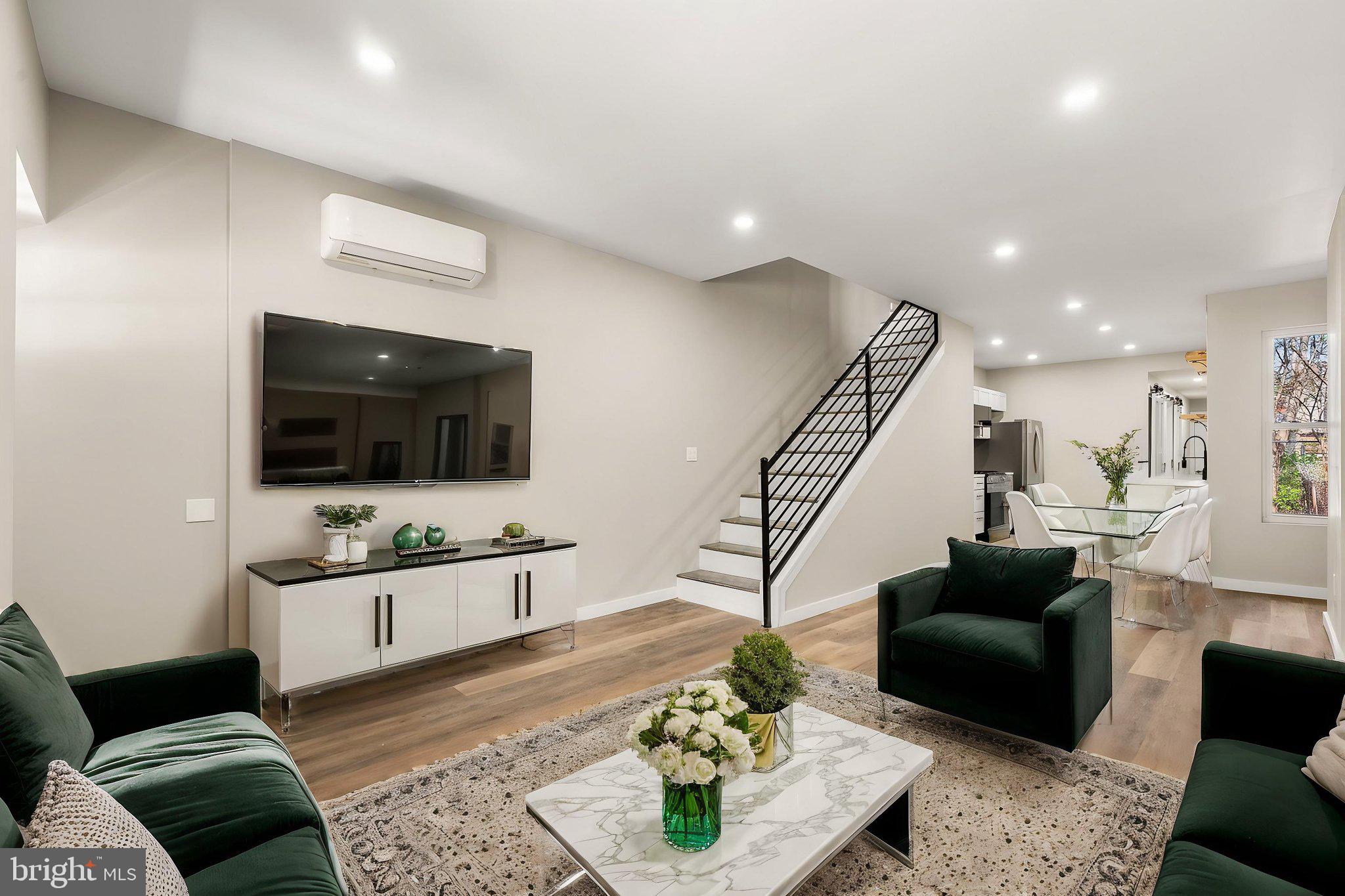 Welcome to 1351 South 46th Street, a beautifully renovated three-bedroom, three-full-bathroom home located in the heart of University City. Completely gutted and thoughtfully reimagined, this stunning property offers the perfect blend of modern amenities and classic charm. The first floor offers open-concept living space and modern finishes throughout. There is a conveniently located bedroom and full bathroom on the main floor. Upstairs, each bedroom is generously sized, with natural light, and each full bathroom features contemporary fixtures and elegant design. The basement is currently unfinished, but provides great storage space or potential for finishing. The location of this home can't be beat, situated just steps from vibrant Clark Park, you’ll enjoy access to year-round farmers markets, community events, and green spaces. This prime location is also minutes from the University of Pennsylvania, Drexel University, and the thriving Penovation Works innovation hub, making it perfect for professionals, families, and investors alike. Don’t miss your chance to own a turn-key home in one of Philadelphia’s most dynamic neighborhoods.