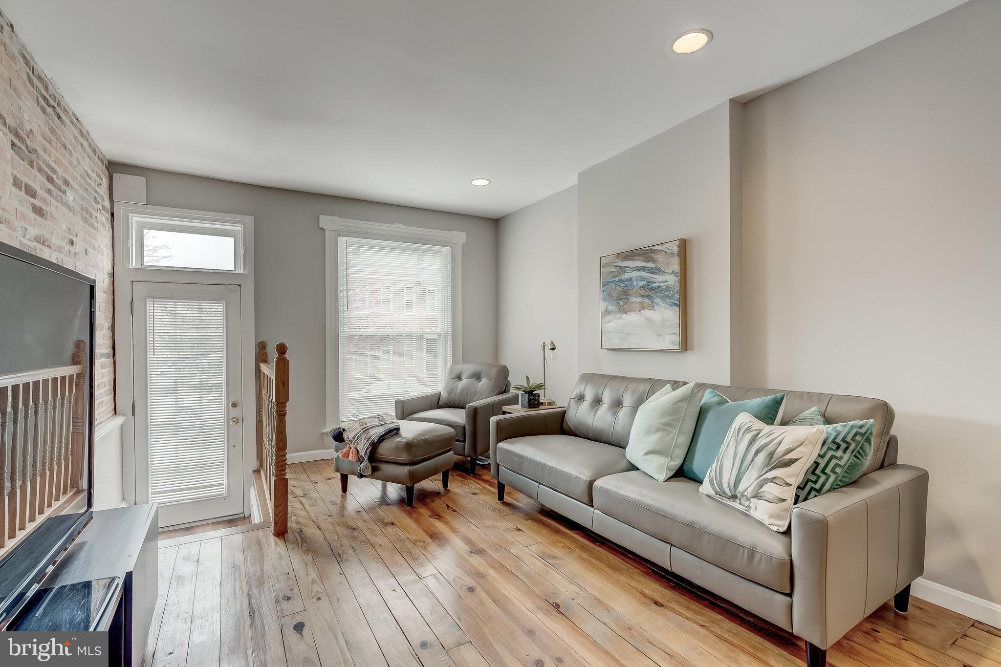 Best Location in Federal Hill - This lovely 2 bed 2.5 bathroom home has everything a savvy buyer wants: STUNNING rooftop TREX deck with the BEST water views, huge fenced yard, Parking LOT - *SELLER IS OFFERING PRE-PAID PARKING FOR 6 MONTHS (this is not a guarantee of a spot* (see details below or call for more clarification), Hardwood flooring, large living and dining room, large kitchen (room for table) with SS appliances, half bath on main level, large master bedroom with en-suite bathroom and a large unfinished basement great for storage. The roof and deck were all replaced in 2016. The HVAC is 2-3 years old. House has been meticulously maintained. Owner has also installed a security system in the house ($1400 value) that he is willing to include with accepted contract. *two of the photos shown in the listing of the parking lot across the street from the house are of a free, public parking lot (technically classified as a park) - *not* of the lot the seller is offering, which is at 1302 Key Highway (see other photo) Normally, there's a spot open in the lot between 8am to 6pm M-F, and randomly on the weekends.The parking that the seller can secure a 6 month lease for is located at 1302 Key Highway, a short walk from the house. There are two spots currently available -- 8 and 9 -- OWNER CANNOT GUARANTEE THESE WILL BE AVAILABLE - THE SOONER THE BETTER. If no spots are open, seller can credit buyer $720.Schedule your showing today!