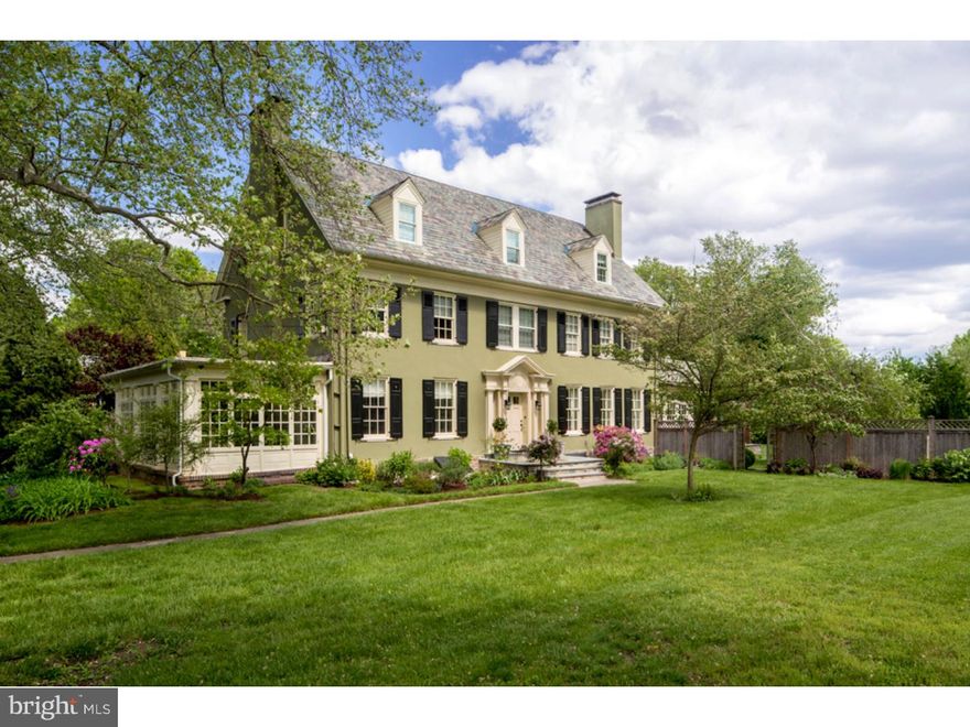 This classic West Mt Airy center hall colonial is an absolute gem! Move right in to this completely updated 5 bedroom, 5 full and 2 half bath light-filled home. Large formal living and dining rooms with fireplaces, new kitchen with Wolf, Sub-Zero and Bosch appliances, breakfast bar, comfortable den and butler's pantry. Spacious bedrooms with ample closet space, updated baths, master suite with dressing room, walk-in closet and adjoining bath with large walk-in shower, soaking tub and radiant heated floor. Deep, landscaped, fenced rear yard, new large deck with pergola, detached 3-car garage and so much more! Ultra-convenient location close to Weaver's Way Co-op and High Point Caf , a block from the trails of Fairmount Park, 3 blocks from the Tulpehocken train station and a short drive to Center City. Don't miss this immaculate home in a fantastic location!