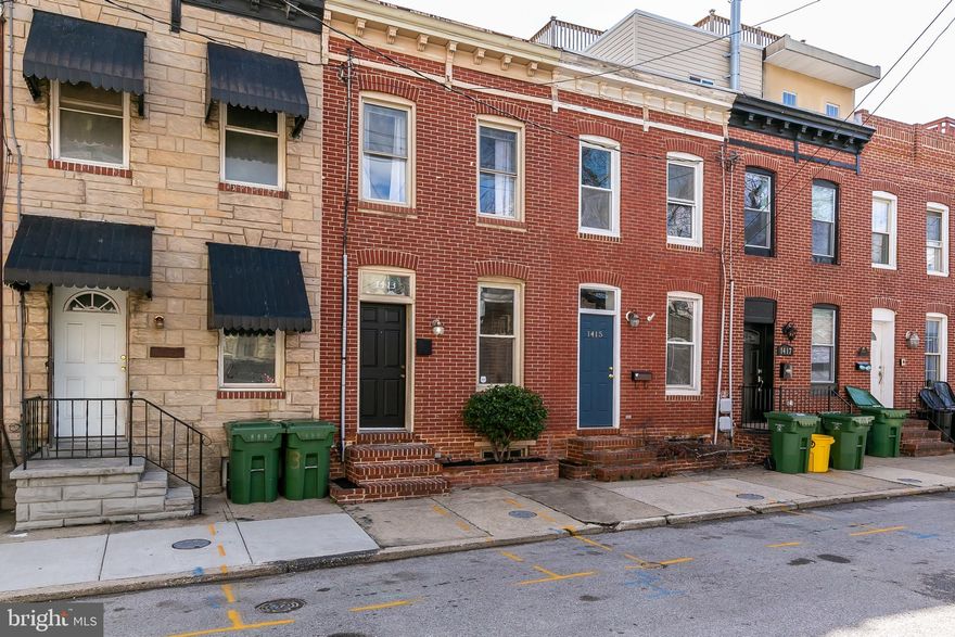 Looking for the perfect city starter home? You won't find more bang for your buck than this Federal Hill rowhome. Perfect for a first time homebuyer, or investor looking to add to their portfolio. Strong rental history with a monthly rent of $1,500. All major upgrades have been made including HVAC and roof.  Home has been freshly painted and new carpet installed.  This little gem is ready for its new owner's special touch!