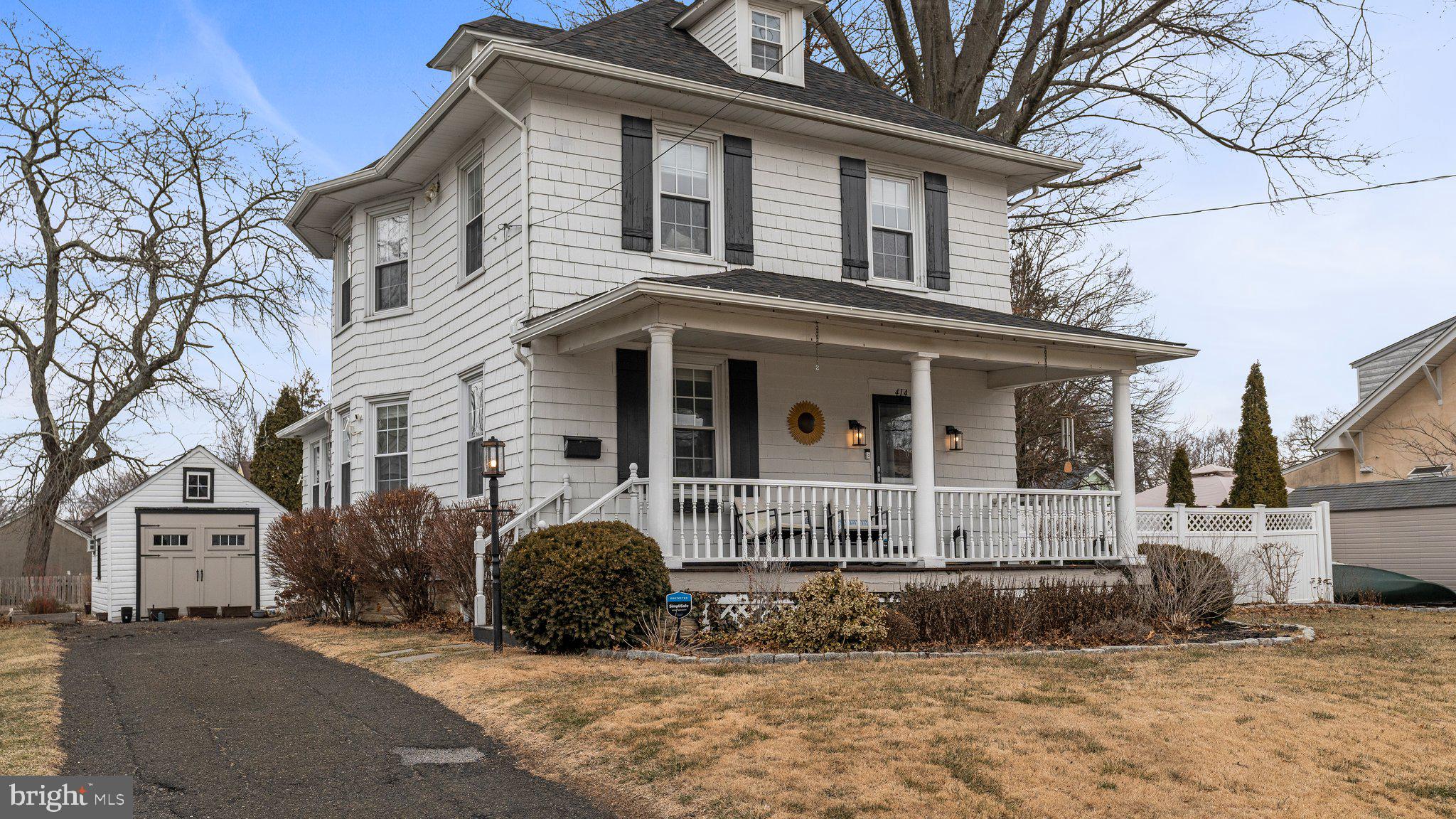 Welcome to 414 Hamel Ave! Nestled in a quiet, friendly neighborhood, this delightful 3-bedroom, 1.5-bathroom home is full of character and comfort. With over 2,200 square feet of living space, this residence offers a perfect blend of classic craftsmanship and modern amenities. Inside, the home oozes with well crafted charm, showcasing a perfect blend of old-world details and modern touches. This property offers a large living room and formal dining room. The kitchen provides plenty of cabinet and counter space, with stainless steel appliances and a large pantry. The living spaces are bright and airy, with beautiful hardwood floors throughout, ceiling fans in all 3 bedrooms, which boast ample closet space in each. Enjoy the light-filled sun room, perfect for relaxing or entertaining. The detached garage, complete with heat and AC, offers a flexible space ideal for a home gym, workshop, or even a studio or office. A separate, large shed provides additional storage space.
The home features a stunning large front porch surrounded by lush wraparound gardens, ideal for relaxing and enjoying the scenery. The backyard is a private oasis, complete with a deck, stone fireplace, and a shaded garden under a majestic oak tree. Beautiful tulips bloom in the spring, followed by daisies and hydrangeas throughout the warmer months. The garden’s butterfly bushes attract a thriving ecosystem of butterflies, making it feel like a little piece of nature’s magic right outside your door.
Notably, this home offers central AC, an upgrade that many nearby homes lack, ensuring comfort year-round. Additional highlights include a new roof (installed in April 2022) and a new AC unit (installed in summer 2019). The home comes equipped with four Ring cameras, a Simply Safe security system (including sensors for fire, flood, and broken glass), and essential appliances like a detached kitchen island, washer/dryer (purchased new in 2022), and more. All furniture is negotiable.
Located just blocks away from Union Jacks Pub, the Ardsley train station, and the beloved Joe’s Market, you’ll enjoy the convenience of local shops, eateries, and parks. The area is renowned for its safety and sense of community, with a friendly, small-town vibe. Fun fact for the locals - Joe’s Market is an old-school butcher shop, only accepting cash or check, adding a nostalgic touch!
Whether you’re looking for a peaceful retreat, a space to entertain, or room to grow, this property has it all. Don’t miss the chance to make this unique, magical home yours! Schedule your showing today!