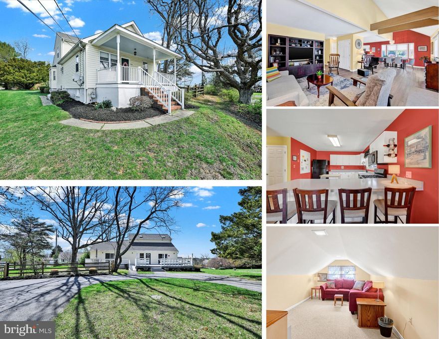 Welcome to 9700 Magledt Road—Where Timeless Charm Meets Modern Comfort.  Nestled in the heart of Carney, this enchanting Cape Cod is more than a house—it’s a home filled with warmth, character, and cherished memories. Originally built in 1923 and thoughtfully expanded in 1998, it seamlessly blends historic charm with modern conveniences.

Step onto the inviting covered front porch, the perfect place to enjoy your morning coffee or unwind after a long day. Inside, the main level welcomes you with a spacious kitchen, complete with crisp white cabinetry, sleek gray countertops, a pantry, and a mix of stainless and black appliances. The breakfast bar opens seamlessly to the generous dining room and living area, creating an effortless flow for entertaining. An architectural beam enhances the modern appeal while maintaining the home's timeless character.

This level also features two primary suites, including one that is ADA compliant, offering comfort and accessibility for all. The convenience of main-level laundry ensures effortless daily living.

Upstairs, two additional bedrooms, a 3rd full bath, and a cozy loft-style living space provide privacy and versatility, making it perfect for guests or a home office. Natural light fills every corner of the home, offering breathtaking sunrise and sunset views to start and end your day on a beautiful note.

The unfinished basement presents a world of possibilities—it’s the perfect space for a workshop, crafting area, or extra storage, allowing you to customize it to suit your needs.

Set on a generous 0.8-acre lot, the fenced sideyard is perfect for pet owners, the generous deck offers an outdoor oasis—plenty of space for gardening, playing, or simply enjoying nature. With ample parking, there's room for everyone, whether you're hosting gatherings or just coming home to your private retreat.

Lovingly maintained by the current owners, this home is ready for its next chapter. Don’t miss this rare opportunity to own a piece of history with all the modern comforts you desire.

UPDATES:  Roof 2024 (50 yr. shingles), Front Porch Decking 2024, Furnace 2020, Water Heater 2020, Stove 2021, Microwave 2021