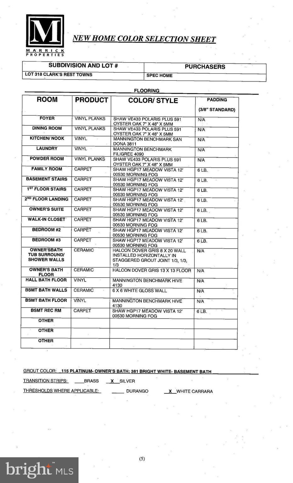 CLARK'S REST - Residential
