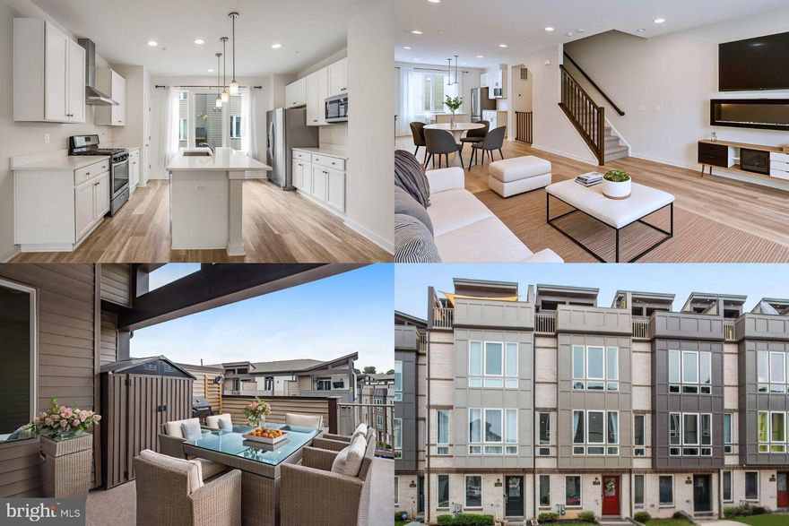 ASSUMABLE VA LOAN AT 3.875%  but price will be $445k to get that rate.
ASSUMABLE VA LOAN AT 3.875%  but price will be $445k to get that rate.

Modern Living Meets Everyday Comfort

Tucked into one of Frederick’s most desirable neighborhoods, this stylish large townhome built in 2022 brings together clean lines, smart design, and cozy touches that make it feel just right from the start.

The main level offers an open, airy layout that adapts effortlessly to your lifestyle—perfect for quiet evenings or hosting a house full of friends. The oversized kitchen island isn’t just a centerpiece—it’s where stories are shared, homework gets done, and memories are made.

Durable yet elegant LVP flooring gives the space a polished look, while each bedroom offers flexibility—whether you need a quiet home office, a welcoming guest room, or a restful place to land at the end of the day.

Upstairs, the private terrace invites you to exhale. Whether it's coffee at sunrise or a glass of wine under the stars, this outdoor space is your personal escape.

Move-in ready and thoughtfully finished, this townhome offers a chance to step into the life you’ve been envisioning—one that feels both elevated and entirely your own.