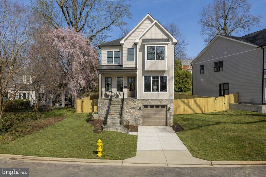 Welcome to a rare opportunity to own a thoughtfully designed new construction by award-winning Old Creek Homes, where elevated finishes, functional design, and an exceptional lot come together seamlessly.

From the moment you arrive, the inviting covered front porch and timeless stone accents set the tone for the craftsmanship within. Inside, a sophisticated, designer-curated interior is paired with a highly efficient, well-planned layout that maximizes every square foot—offering spacious, purposeful living without wasted space. The home is anchored by a true gourmet kitchen featuring upgraded cabinetry, a generous walk-in pantry, and seamless flow for both everyday living and effortless entertaining.

What truly sets this home apart is the expansive, usable yard—offering rare flexibility for outdoor living, entertaining, or future customization. Unlike many new construction homes, the lot is not only generous but also highly functional, with ample space to create a true outdoor retreat, including the potential for a pool.

Enjoy year-round comfort with a private covered deck and a striking double-sided gas fireplace that creates a seamless connection between indoor and outdoor living.

Ideally positioned just minutes from Ballston’s vibrant dining, shopping, and Metro access, and moments to the beloved Bon Air Rose Garden, this home delivers both convenience and lifestyle. Located within Arlington’s top-rated school pyramid, it represents one of the most compelling new construction opportunities currently available.