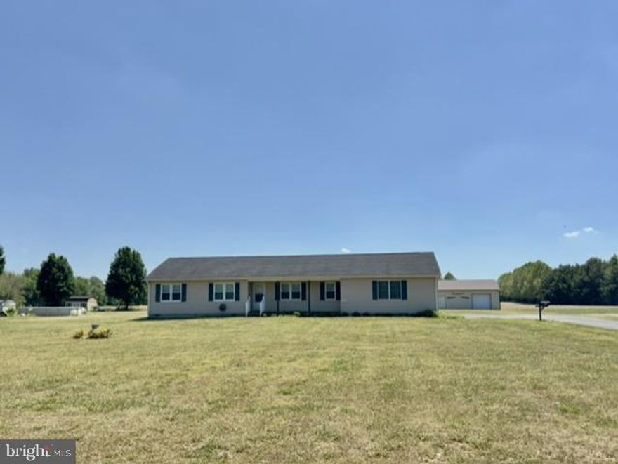 Tucked away on a 1-acre country lot, this charming 3-bedroom, 2-bath ranch home offers the perfect blend of privacy, space, and potential. Backing to peaceful farmland, the property provides a serene setting that feels like your own private retreat.  This well-maintained home features solid construction and several major updates, including a new roof (2019), water heater (2021), and HVAC system (2025). The convenient single-level layout offers comfortable everyday living with plenty of opportunity to add your own personal touches and updates. 
Enjoy relaxing evenings on the screened-in porch overlooking the spacious backyard. A whole-house water treatment system is also included for added peace of mind. 
Outside, you'll find exceptional storage and workspace options, including a 40x30 pole building with its own separate electric panel, a storage shed, and an attached 2-car garage with built-in shelving. The expansive yard offers endless possibilities for gardening, recreation, or simply enjoying the quiet country setting. 
Whether you're searching for your forever home or an investment opportunity with room to grow, this property is full of potential and available for immediate occupancy.