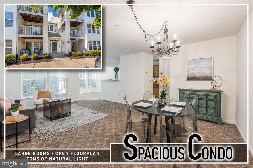 Discover the perfect blend of comfort and convenience in this spacious ground-level condo! A welcoming foyer opens into a large, light-filled living room that easily accommodates both everyday relaxation and entertaining. The adjoining dining area offers plenty of space for gatherings, while the galley kitchen features abundant cabinetry, ample counter space, and a sunny breakfast room ideal for morning coffee or casual meals. Retreat to the private Primary suite complete with a generous walk-in closet and a full bath. A second bedroom and hall bath provide flexibility for guests, a home office, or hobbies. Additional highlights include in-unit laundry for added ease and a rear patio that extends your living space outdoors. Tucked in a desirable location just minutes from shopping, dining, and entertainment, with quick access to I-795 for effortless commuting.