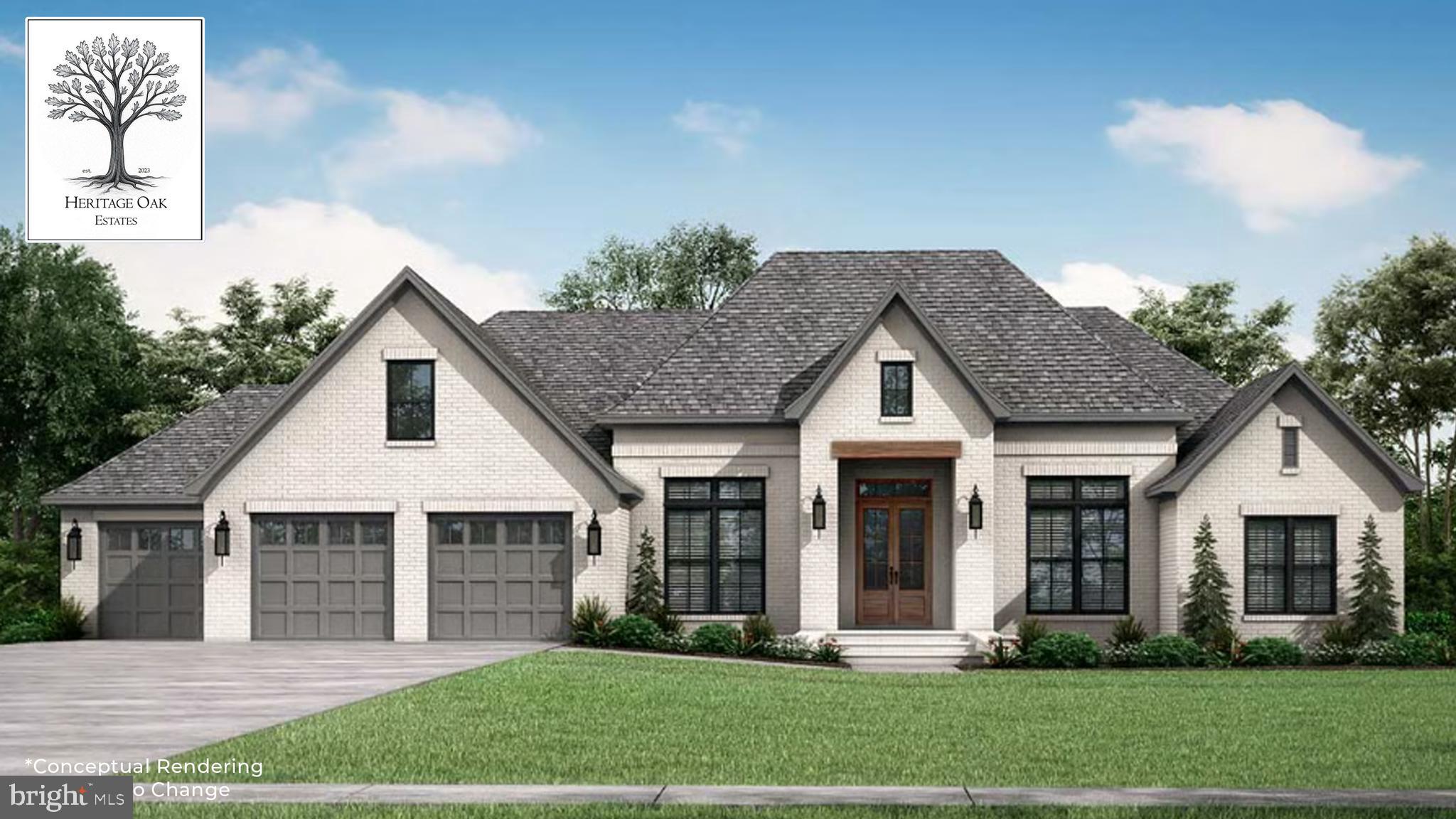 Lot 1 West at Heritage Oak Estates | To-Be-Built Custom Home Opportunity. Don’t miss this rare opportunity to build your dream home in Heritage Oak Estates, an exclusive twelve-lot community by Atlantic Homes, nestled in the heart of the scenic Middletown Valley. Located less than a mile from charming Main Street in Middletown, MD this enclave offers panoramic views of pastoral landscapes and surrounding mountains—all with no HOA restrictions. Lot 1 West spans a generous 2-acre homesite and has already been approved for a four-bedroom septic system, with a private well already in place—ready for your dream home. Choose from a range of fully customizable floor plans or bring your own design. Each home will feature elevated standard finishes throughout, including: Masonry board exterior siding with stone water table; 10’ to 12' ceilings on the main level. Lot sizes in the community range from 2 to 7 acres, each offering its own unique views and privacy. Protective covenants ensure architectural integrity and long-term value—vinyl siding is not permitted, and minimum build standards apply. Lot 1 West offers the perfect blend of rural tranquility, upscale living, and accessibility—all in one of Frederick County’s most desirable areas. Photos and renderings are representative and for illustrative purposes only. All builder plans can be customized to fit your preferences. Contact listing agent for available plans, site details, and to explore available homesite options and start designing your future dream home today at Heritage Oak Estates!