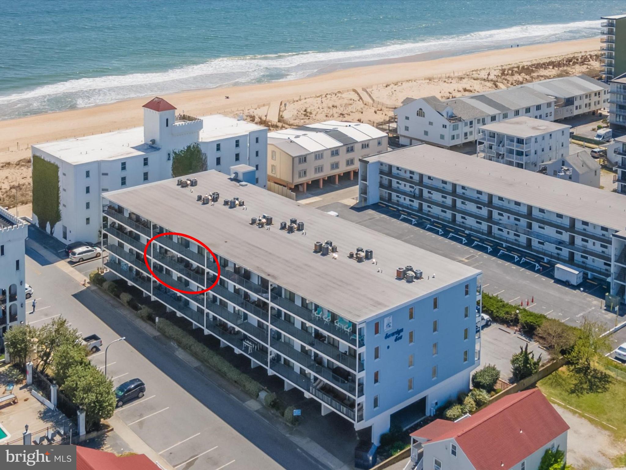 Want to wake up and see the BEACH?? LOCATION, LOCATION , LOCATION. Large 2 bed, 2 full bath OCEAN BLOCK well managed condo with Ocean & Bay views! Oversized balcony, CENTRAL AIR , private washer & dryer, fully appointed kitchen with s/s appliances, building offers outside shower and the elevator make this an effortless beach escape. Fabulous rental potential, though this unit has been mostly just enjoyed by the original owners. NEW top of the line Trane HVAC 2022, dishwasher 2023, and washer & dryer 2022. Sovereign Seas is a well-maintained building with a new elevator and fresh paint and the condo comes with 2 assigned parking spots - one under building and one in private lot. Location can't be beat! Building overlooks Coconuts Beach Bar & Grill for easy fun & food after a day spent with your toes in the sand, and Midtown OC offers plenty of bars, restaurants, shopping, and nightlife. Close to Jolly Roger & the convention center. Sold furnished...all you need to bring is your bathing suit & toothbrush!