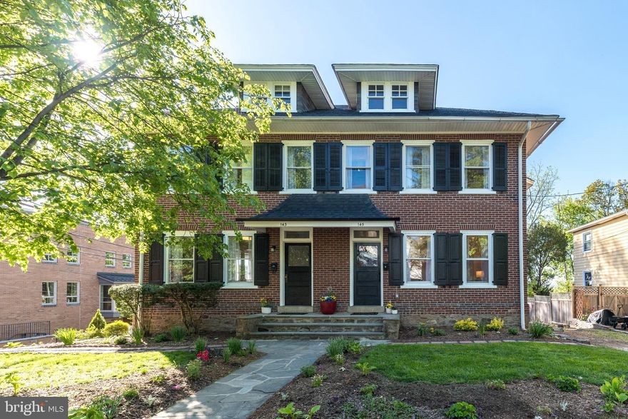 This Boro Classic at 145 Mechanics Street has been reimagined for the ultimate Doylestown lifestyle.  As you step through the front door, you'll find a seamless blend of original charm and updates. Bright and airy natural light reflects off freshly painted walls and refinished hardwood floors that span all three levels. Newly renovated kitchen features crisp white cabinetry, granite countertops,  stainless-steel appliance and breakfast bar. A convenient new half-bath has been added to the main level—a valuable find in Boro twins. Step out from the kitchen onto a covered back deck designed for summer barbecues and evening sunsets. The second level offers two light filled bedrooms, laundry closet with new stacking washer and dryer. The main bath won’t disappoint with a soaking tub, walk-in shower, and double sink vanity. A private third bedroom occupies the top level. Bonus potential in the unfinished walk-out basement provides plenty of options for storage or future customization. Freshly paved driveway for rare off-street parking.  Every daily amenity  reachable on foot and SEPTA train station nearby. This home is ready for immediate occupancy. Offering a "no-car-needed" experience, you are just blocks from craft coffee, world-class dining, and cultural landmarks like the Michener Art Museum and the County Theater.