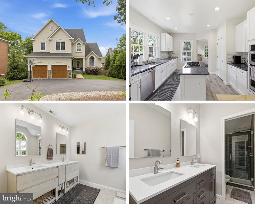 Beautifully transformed inside and out, this bright and inviting 6 bedroom, 5.5 bathroom, home offers approximately 5,500 sq ft of thoughtfully updated living space across four finished levels, with nearly every system and surface refreshed in recent years. Just one block from the heart of downtown McLean, you'll enjoy easy access to restaurants, shops, a grocery store, and all of life's everyday conveniences.

All part of a sweeping 2018 renovation, the home received a beautiful new kitchen, spa-like bathrooms, new hardwood floors, new windows, and a new roof--a true top-to-bottom transformation. This home offers two versatile bonus rooms, ideal for home offices or study areas. The office upstairs can be converted back into a bedroom-level laundry room.

In 2021, the home received another round of meaningful upgrades. Inside, the kitchen was further refined to create a more open, sun-drenched kitchen, and the mudroom was expanded, where the washer and dryer were thoughtfully relocated for added convenience. New tasteful light fixtures were added throughout, and the entire home, including the garage, was treated to a fresh coat of paint. Outside, more improvements include a brand-new circular driveway, a poured concrete patio beneath the deck, Trex decking, a privacy fence, and a security system, all adding curb appeal and peace of mind.

The fourth level was added in 2023 with the addition of two spacious bedrooms and a beautiful full bath with double sinks — ideal for guests, au pair, or flexible living — while the third level gained a private ensuite bath. The walkout basement features new luxury vinyl plank flooring, adding even more versatile space for recreation or work. Thanks to the layout, a kitchenette could easily be added, making this home an ideal candidate for multi-generational living. There is generous storage, keeping your home organized and clutter-free. Major mechanicals are essentially new: all three HVAC systems replaced in 2023, water heater 2022, roof and windows 2018,  giving the next owner true peace of mind.

Perfectly situated, this home is zoned for the coveted Churchill Road/Cooper/Langley school pyramid, and puts you minutes from downtown McLean, the vibrant new developments of Tysons Corner, and a quick Metro ride into Washington, DC — all while enjoying easy access to the area's major commuter routes. A rare opportunity to own a stunning move-in-ready home of this quality and size in one of McLean's most desirable communities. **Seller may need rentback**