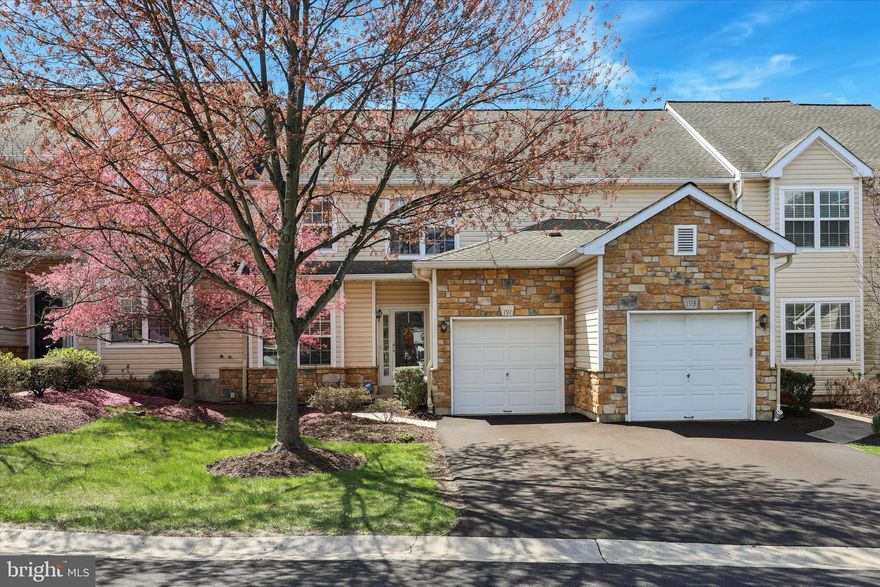 Welcome home to 191 Gleneagles Dr, a beautiful 3-bedroom townhome nestled in the Village of Gleneagles neighborhood of Blue Bell Country Club. Enjoy the peace and quiet of neighborhood living while having local shops, parks, gyms and restaurants practically at your fingertips. Easy access to public transit for those who commute regularly. Not only do you have all of this nearby, you also have all the neighborhood perks such as the newer rec center, newer tennis and basketball courts, pickleball, a playground, work-out facility, and a beautiful community room (can be rented for private parties) and three swimming pools! All of this without ever leaving the neighborhood! Pull into the driveway that leads up to the one car garage. Step inside to the main entry where you'll be instantly impressed with the hardwood flooring, all the natural light and fresh coat of neutral paint (found throughout the entire home). Directly to the left you will find a large living room that is flooded with natural light. Continue down the hall where you will find the kitchen to your left and the open dining / family room. This layout is ideal for those who enjoy entertaining guests! The kitchen provides a breakfast nook where a pub table can be added for those quick mid-week meals on the go. White cabinetry lines the walls and blends nicely with the neutral countertops. Not only does this space receive excellent natural light, recessed lighting is also included making it nice and bright while cooking. Appliances include a refrigerator, built-in microwave, gas range and dishwasher. The sink sits below the breakfast bar and opens to the formal dining area. Add a few barstools for additional seating, or use the bar as the ‘snack hub’ while hosting gatherings. The dining area includes an updated light fixture and two large windows that provide those highly favorable golf course views. The dining area flows nicely into the family room where you will find a gas fireplace and glass sliders that lead to the rear deck (this makes outdoor entertaining a breeze!). The deck spans across the entire rear of the home with steps that lead to the backyard. A built-in sun awning is available for those who need a little shade on those warm summer afternoons. Just add an outdoor rug, some potted plants and cozy patio furniture to enjoy your own outdoor oasis this spring and summer. After a long day retire to the owners suite and take a relaxing bath in the jacuzzi tub. Finishing up the private en suite bath is a walk-in shower and dual sink vanity. The bedroom area itself features brand-new carpeting, neutral paint and TWO walk-in closets. The two remaining spare bedrooms share the large hall bath with a shower/tub. No more hauling heavy baskets up and down the stairs, the laundry room is located on the second floor making it super convenient. Is a finished basement a must? Check it off the list! The basement is fully finished and features a wide open space that offers so many options for use. The carpeting in the basement was replaced in 2023, as well as a fresh coat of neutral paint added. All new paint and carpeting was completed throughout the home in 2023. Why wait? Contact me today to schedule your private tour!