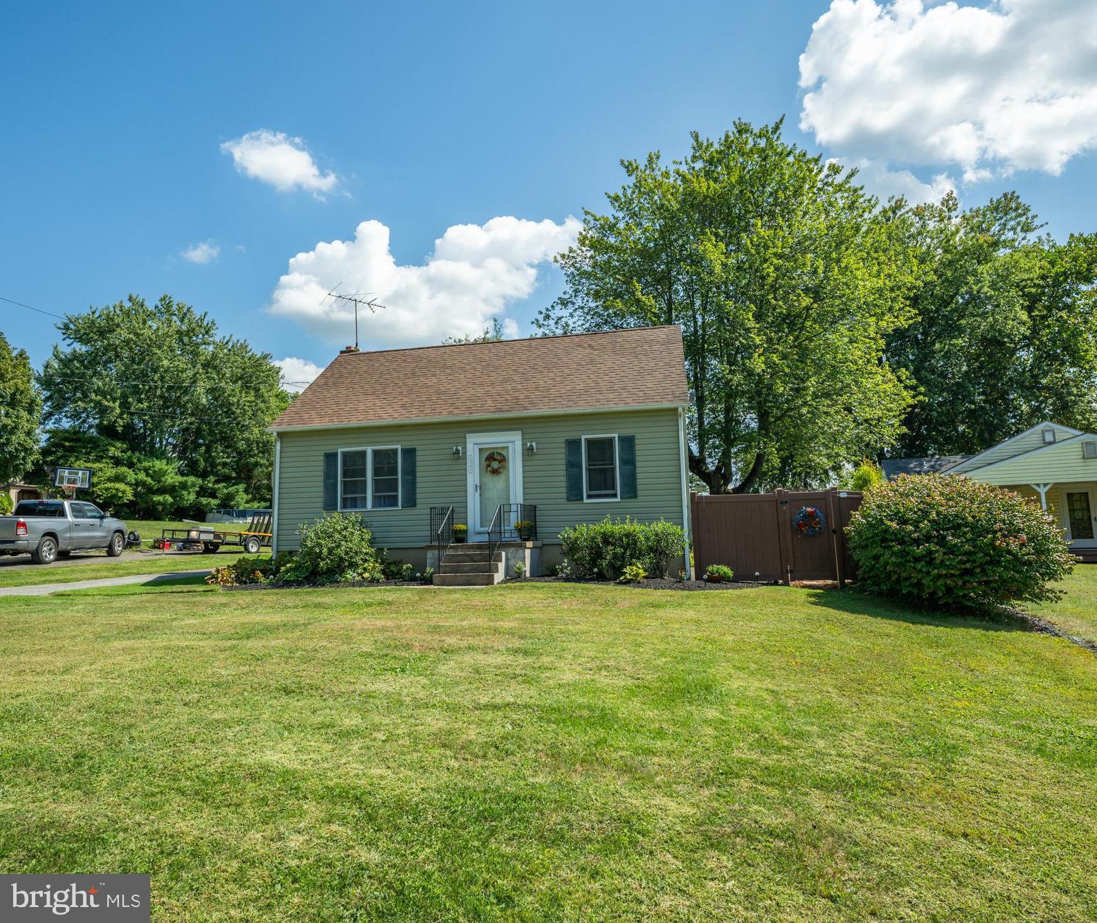 Welcome to 2345 N. 5th St! This 3 BR, 1 Bath Cape Cod on almost a half acre in the Pennridge School District, has been lovingly cared for by its second owners for the past 35 years and is ready for its new owners. While there is a front entrance directly into the living room, it is used mostly by guests. The mud room, right off the kitchen, is where the current residents enter the home, as it is adjacent to the detached 2 car garage and driveway. Freshly painted throughout. Hardwood floors. The main bedroom and bath are on the main floor, as is a second bedroom, currently used as an office. The kitchen is fully functional, but ready for an update. Ascend the steps to the second floor and there's a large bedroom, which could be tha main bedroom, and a smaller room room for storage or another bedroom. The detached two car garage with workshop has a wood stove and is perfect for a man cave! The back yard is fully fenced with a vinyl privacy fence. There is a great patio behind the house and there's a fire pit in the rear of the yard. The house sits back from the road and has a nice front yard. Conveniently located close to Route 313 for easy access to Nockamixon State Park, Doylestown, Dublin, Quakertown, Perkasie and major highways.