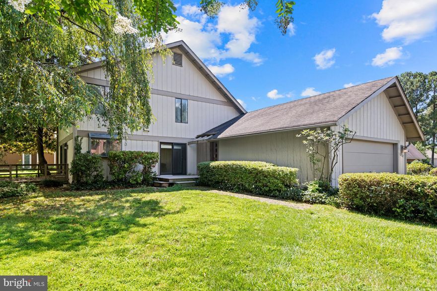 Rare offering of classic contemporary elegantly sited on 12,961sf corner lot with mature landscaping.  Light filled with wonderful French door access to three outdoor patios:  its dramatic, two level entry leads to step down living room with gas fireplace and flagstone walk-out;  a separate dining room opens to a table-sized wood patio; the expansive chef's kitchen has two counter level wall ovens and faces a comfortable, beamed media room with gas fireplace -- both spaces share access to a large deck.  Main level fifth bedroom/office features a powder room.  The second level offers an en suite primary bedroom with double closets, three additional bedrooms, and a separate full bath.  Hardwood wide plank floors and freshly painted walls and ceilings are in good condition.  Kitchen, baths and windows are functional and will benefit from updates, renovation or replacement.   Two car garage parking.   Property conveys strictly "As-Is".   
NOTE:  The Montgomery Village Foundation Homeowners Association  (MVF HOA) provides 330 acres of land for the benefit of residents with outdoor pools, tennis courts, community centers, parks, basketball, futsal and pickleball courts, jogging paths, an outdoor amphitheater and nature center. Northgate Homes Corporation co-manages the MVF HOA c/o Comsource Property Mgt. Co.  HOA payments are quarterly.