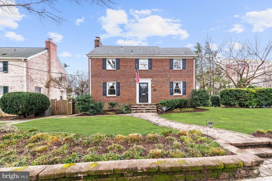 Fully updated Colonial located on a quiet, tree-lined street in the beautiful and thriving, Bethesda, MD! Main level of the home ft. a traditional floor plan with original refinished hardwood floors, gorgeous millwork from wainscoting in the formal dining room to the fireplace mantel in the living room, a main level bedroom with vaulted ceilings and a skylight, a hall full bath, and a fully equipped kitchen with SS-appliances, updated countertops, and ample cabinet/counter space. The upper level offers three more bedrooms including the owner's bedroom with en suite bath. The lower level ft. the fifth bedroom, family room, second kitchen, laundry, full bath, & storage room. Outside on this corner lot you will find a spacious landscaped front yard with a large oak tree, a full solar panel array on the rear roof, along with a fenced back yard and ample off-street driveway parking.  Less than a 10-minute walk to Bethesda-Chevy Chase High School and the Bethesda Metro Station this home is a perfect 10!